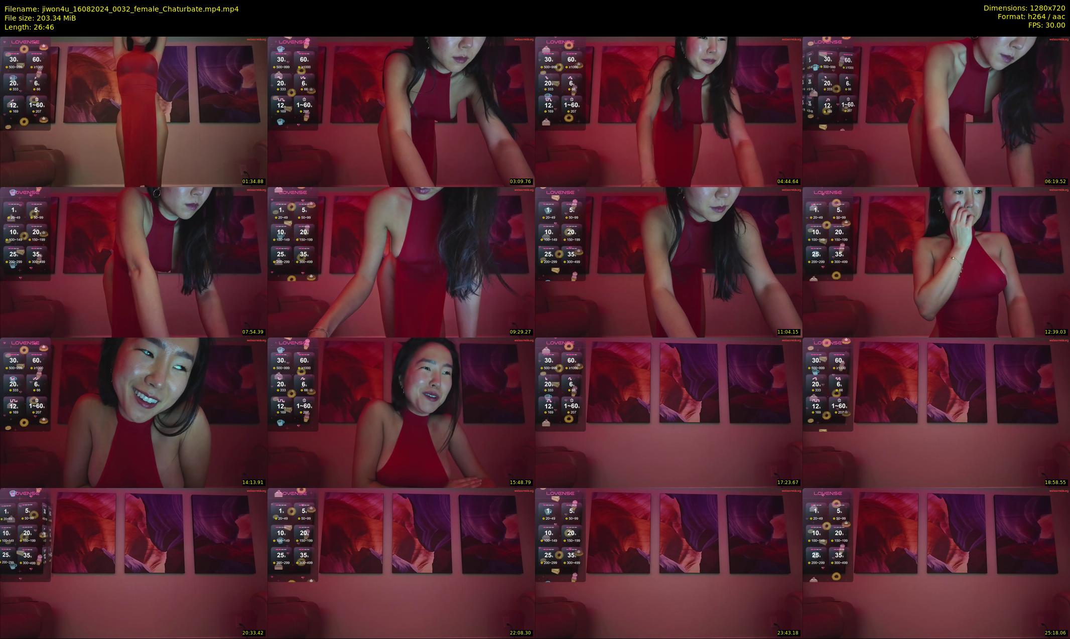 jiwon4u — 27 minute Chaturbate female cam show recording, 720p, Aug 16, 2024