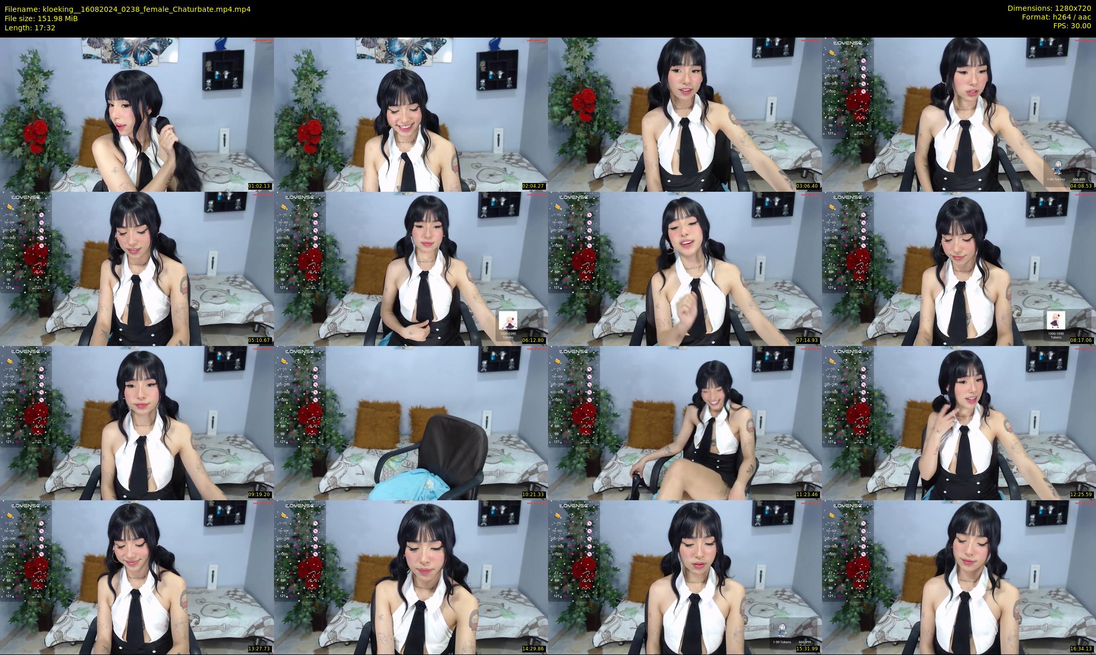 kloeking_ — 18 minute Chaturbate female cam show recording, 720p, Aug 16, 2024