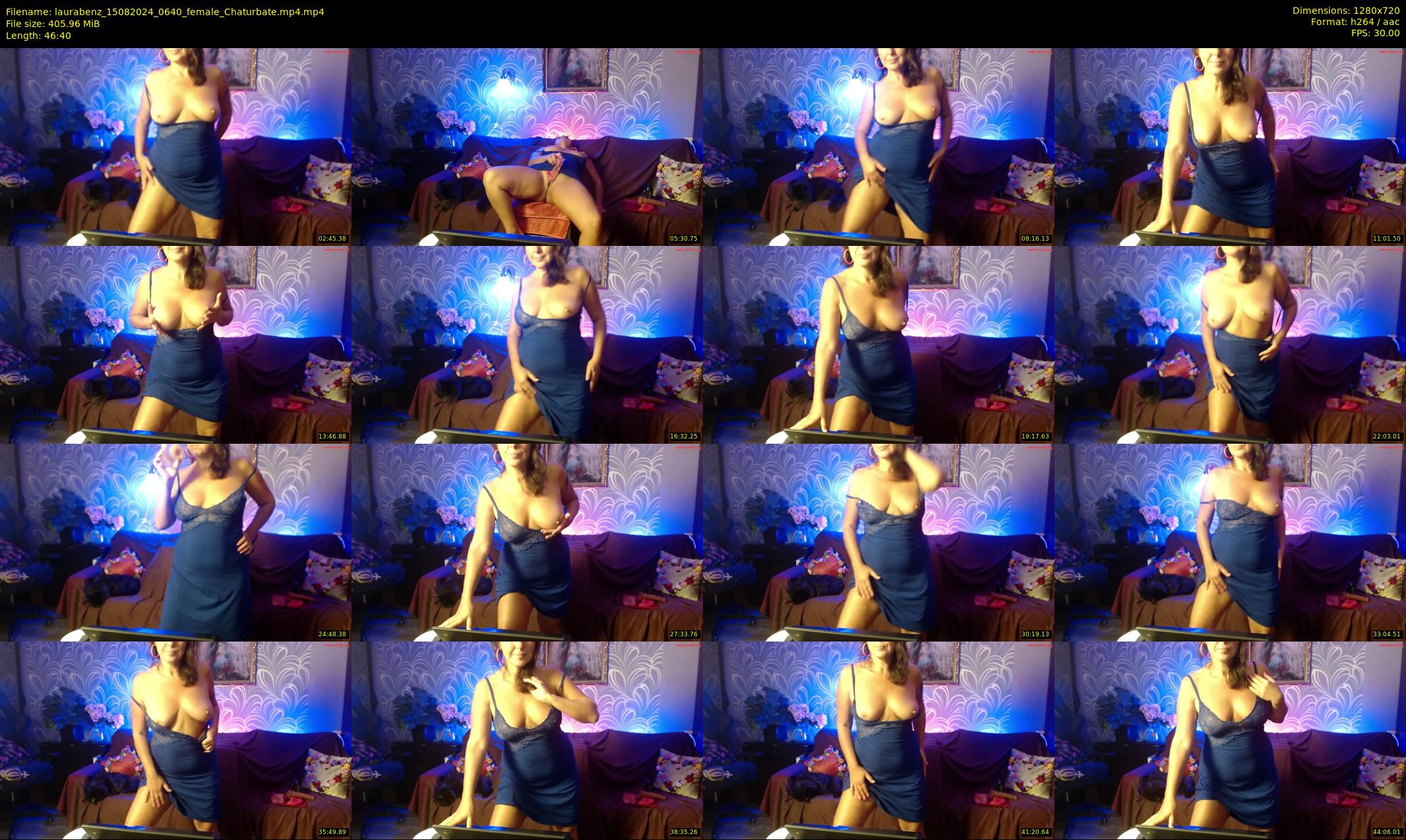 laurabenz — 47 minute Chaturbate female cam show recording, 720p, Aug 15, 2024