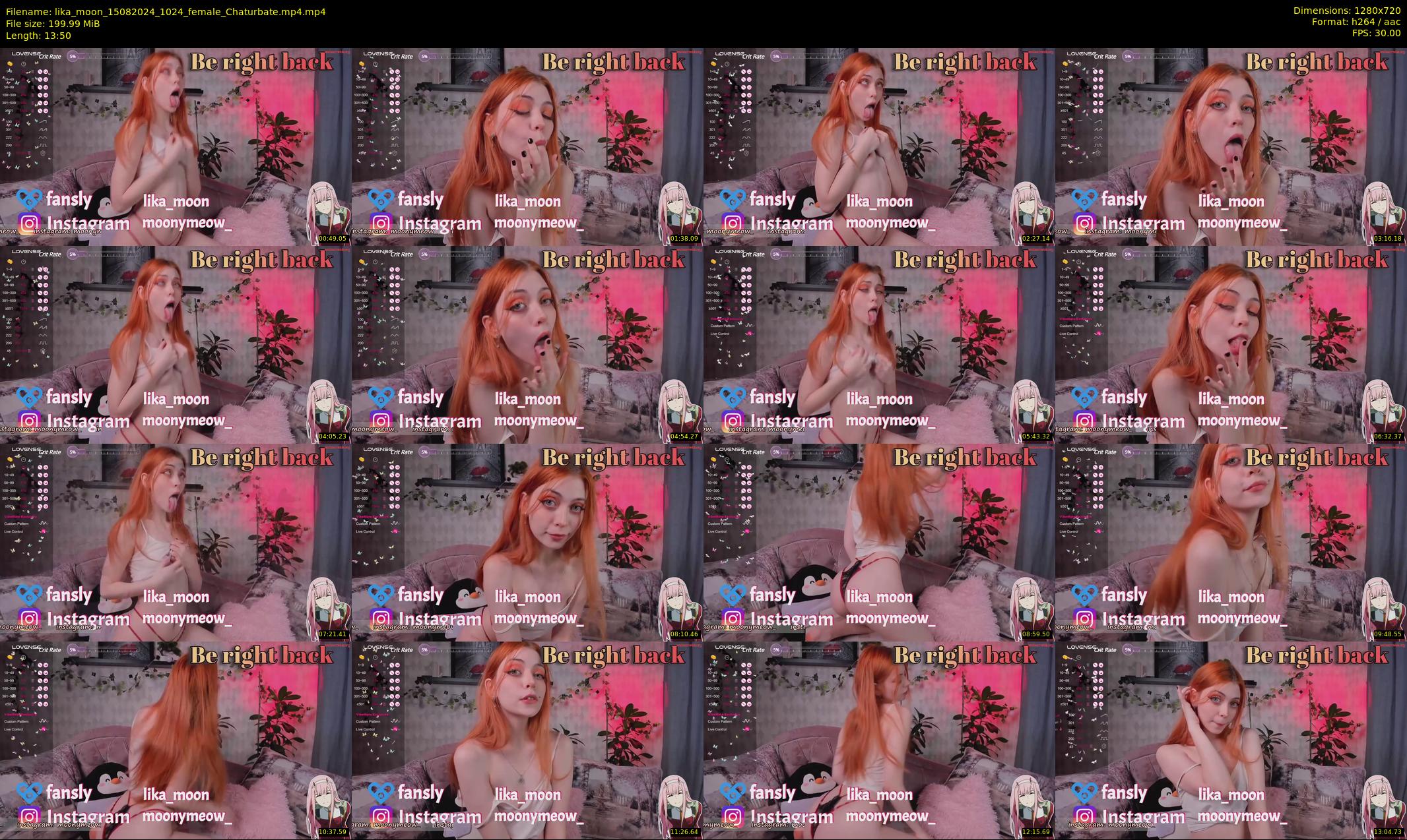 lika_moon — 14 minute Chaturbate female cam show recording, 720p, Aug 15, 2024