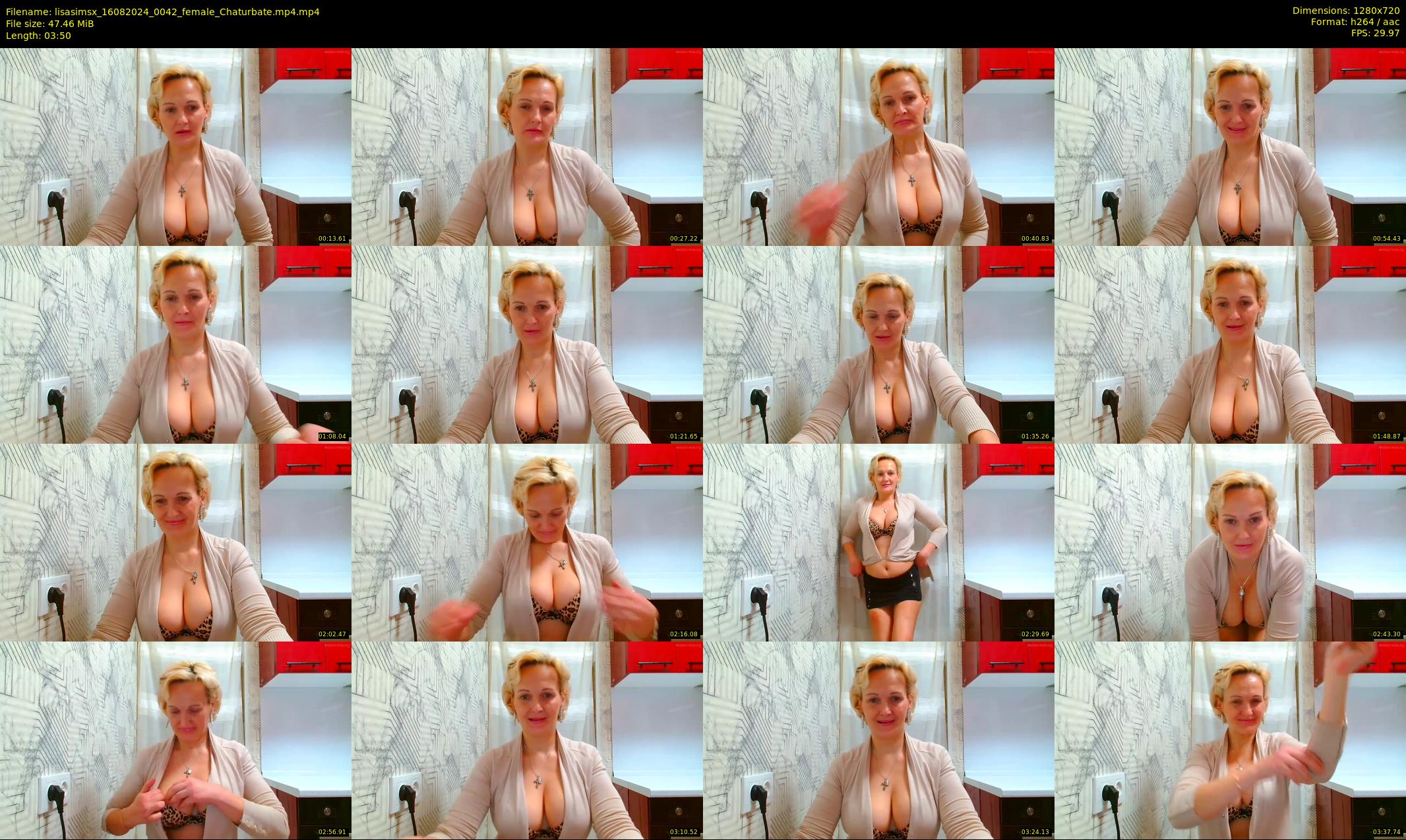 lisasimsx — 4 minute Chaturbate female cam show recording, 720p, Aug 16, 2024