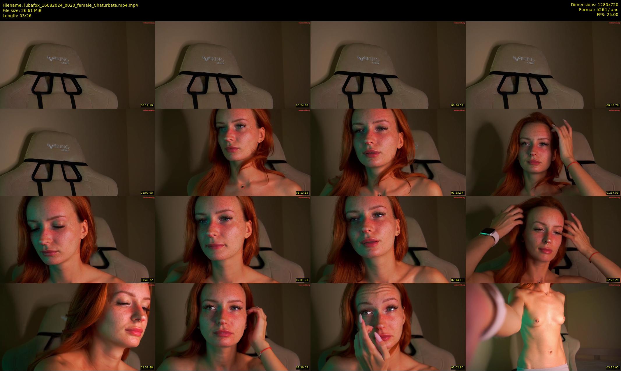 lubafox — 4 minute Chaturbate female cam show recording, 720p, Aug 16, 2024