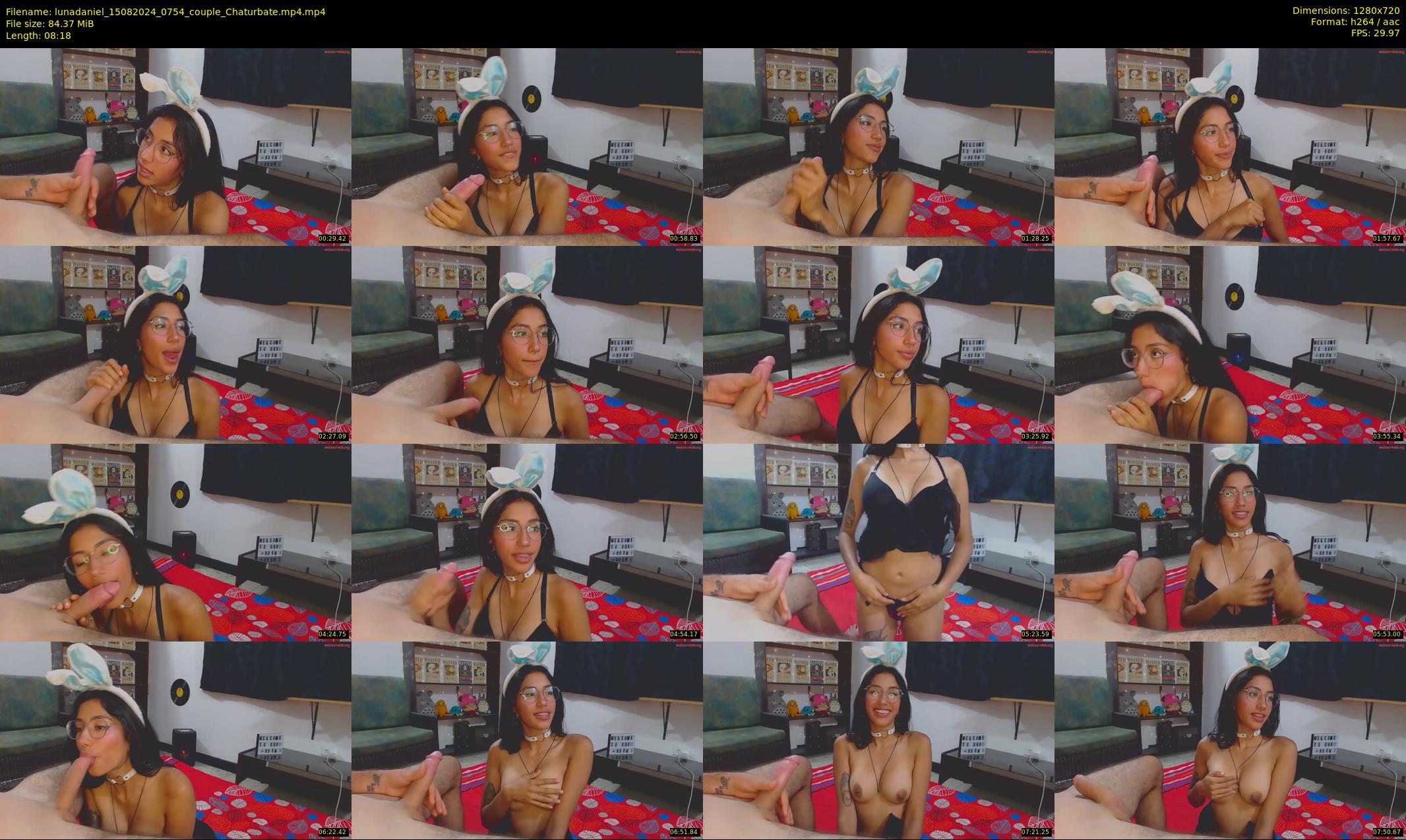lunadaniel — 9 minute Chaturbate couple cam show recording, 720p, Aug 15, 2024