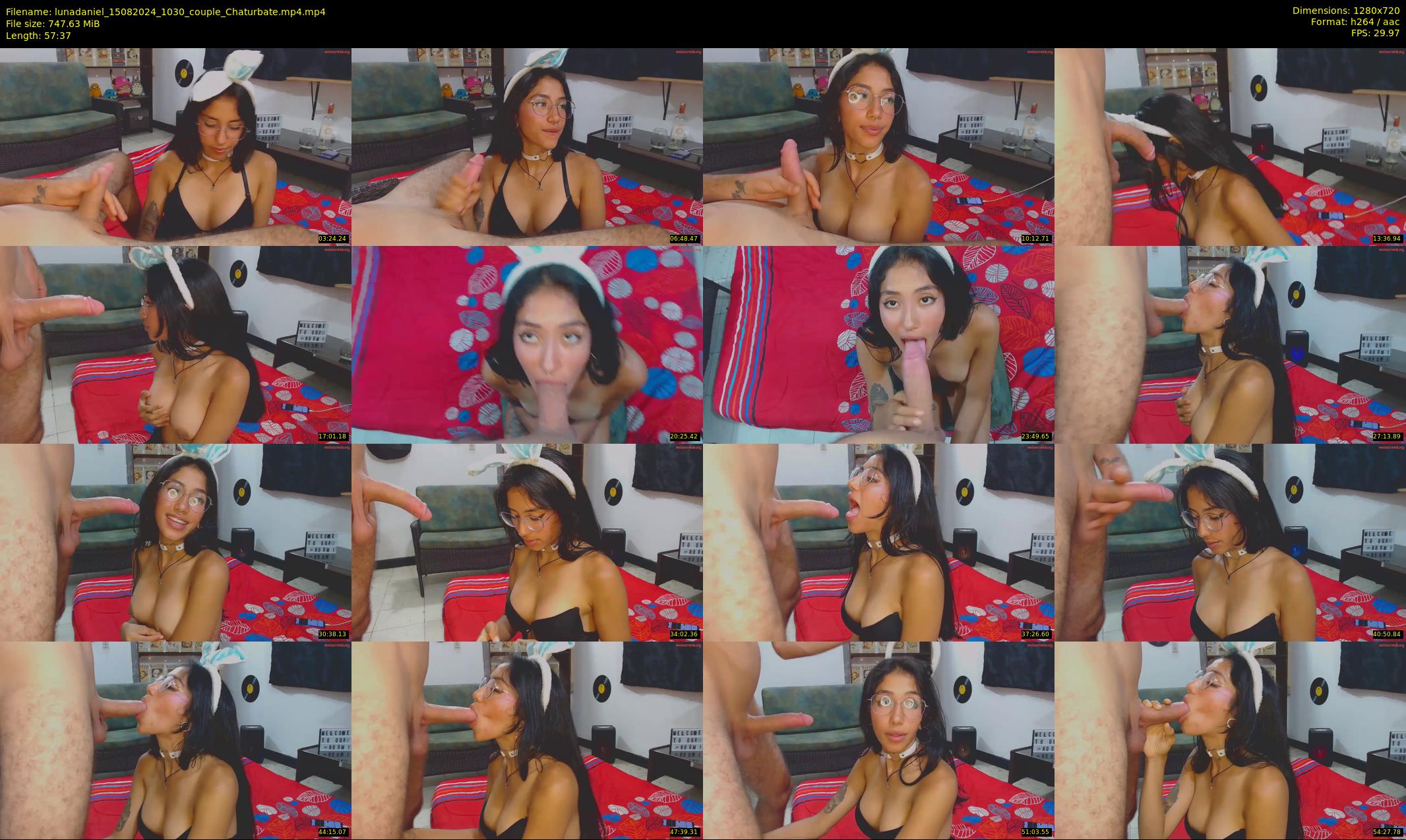 lunadaniel — 58 minute Chaturbate couple cam show recording, 720p, Aug 15, 2024