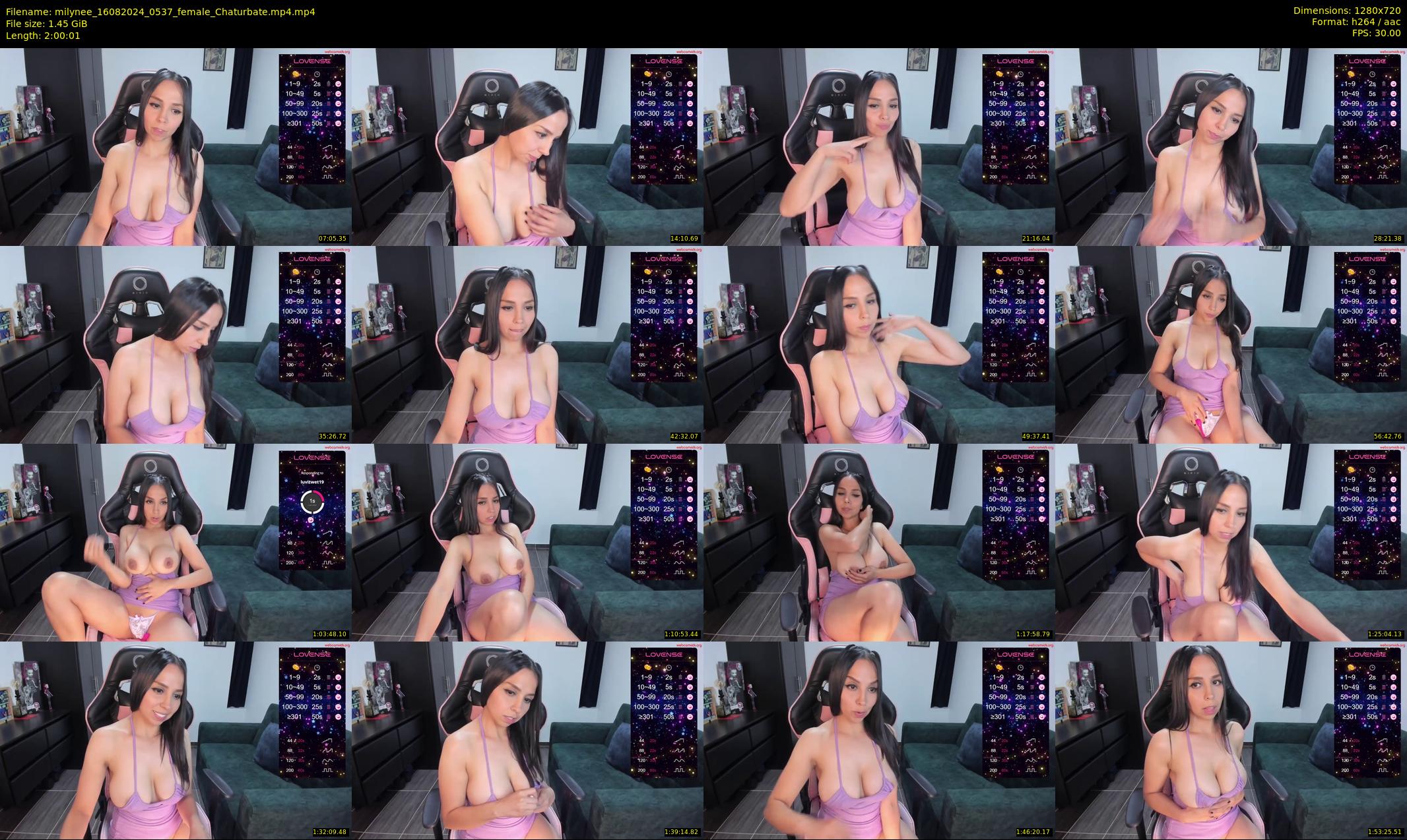 milynee — 121 minute Chaturbate female cam show recording, 720p, Aug 16, 2024