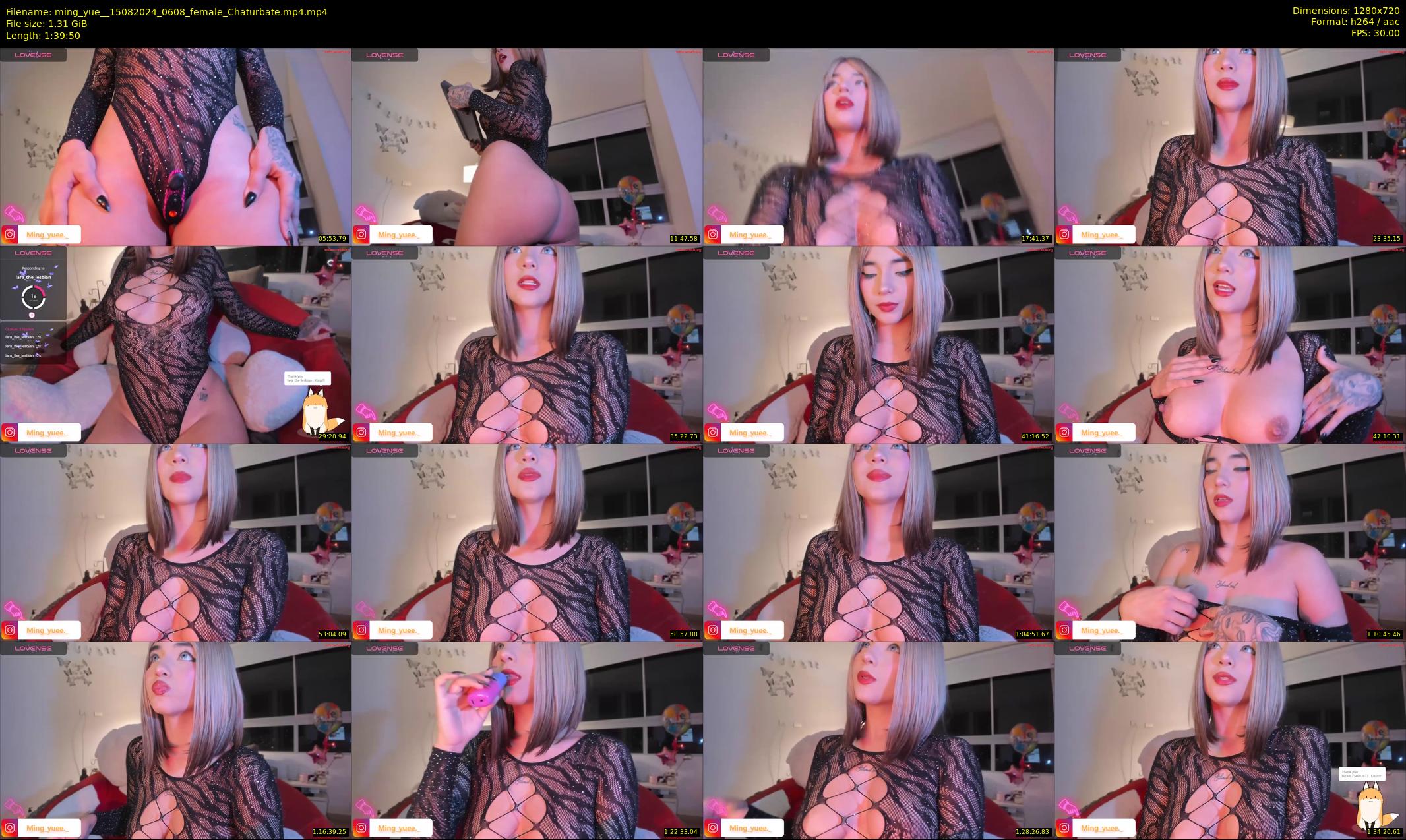 ming_yue_ — 100 minute Chaturbate female cam show recording, 720p, Aug 15, 2024