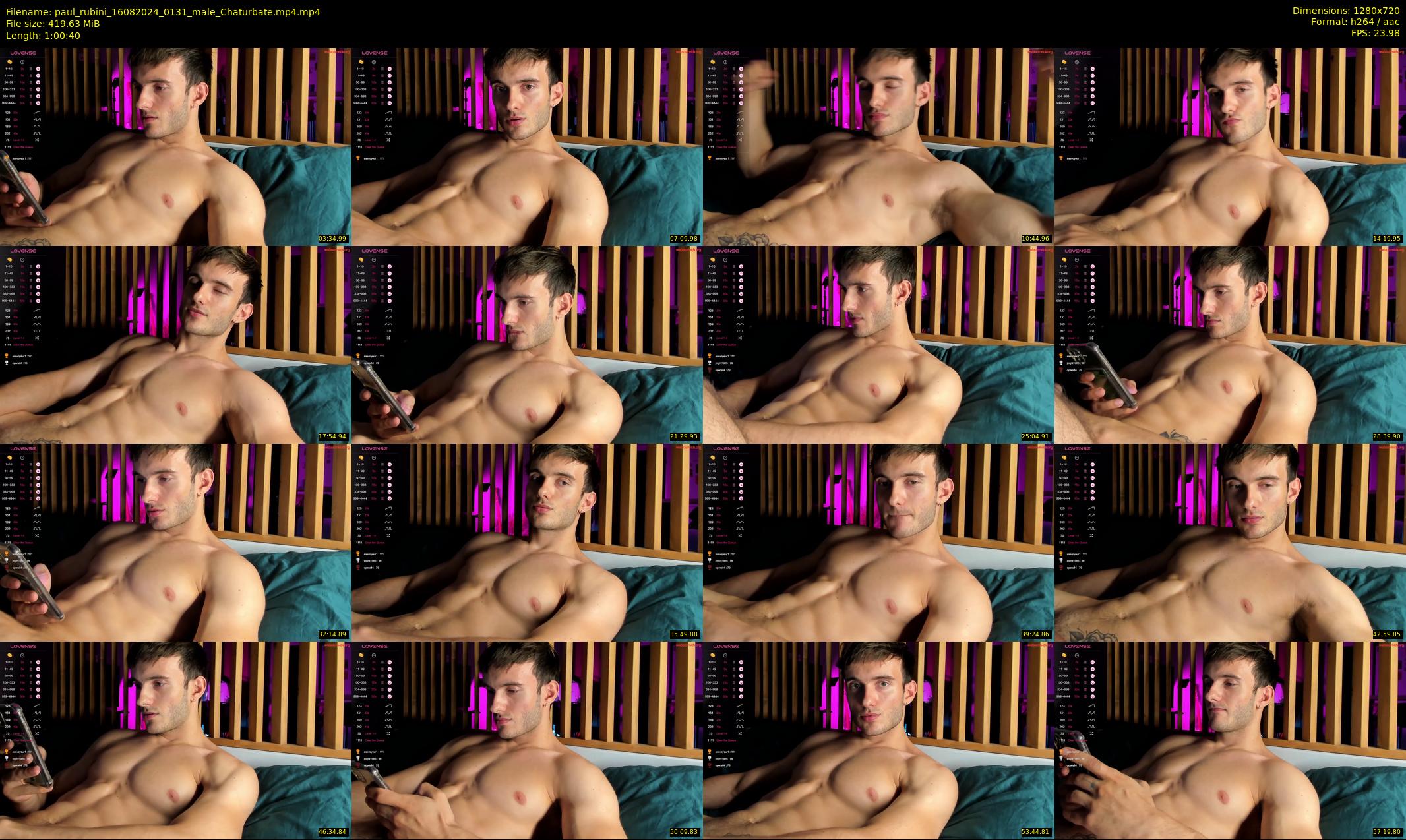paul_rubini — 61 minute Chaturbate male cam show recording, 720p, Aug 16, 2024