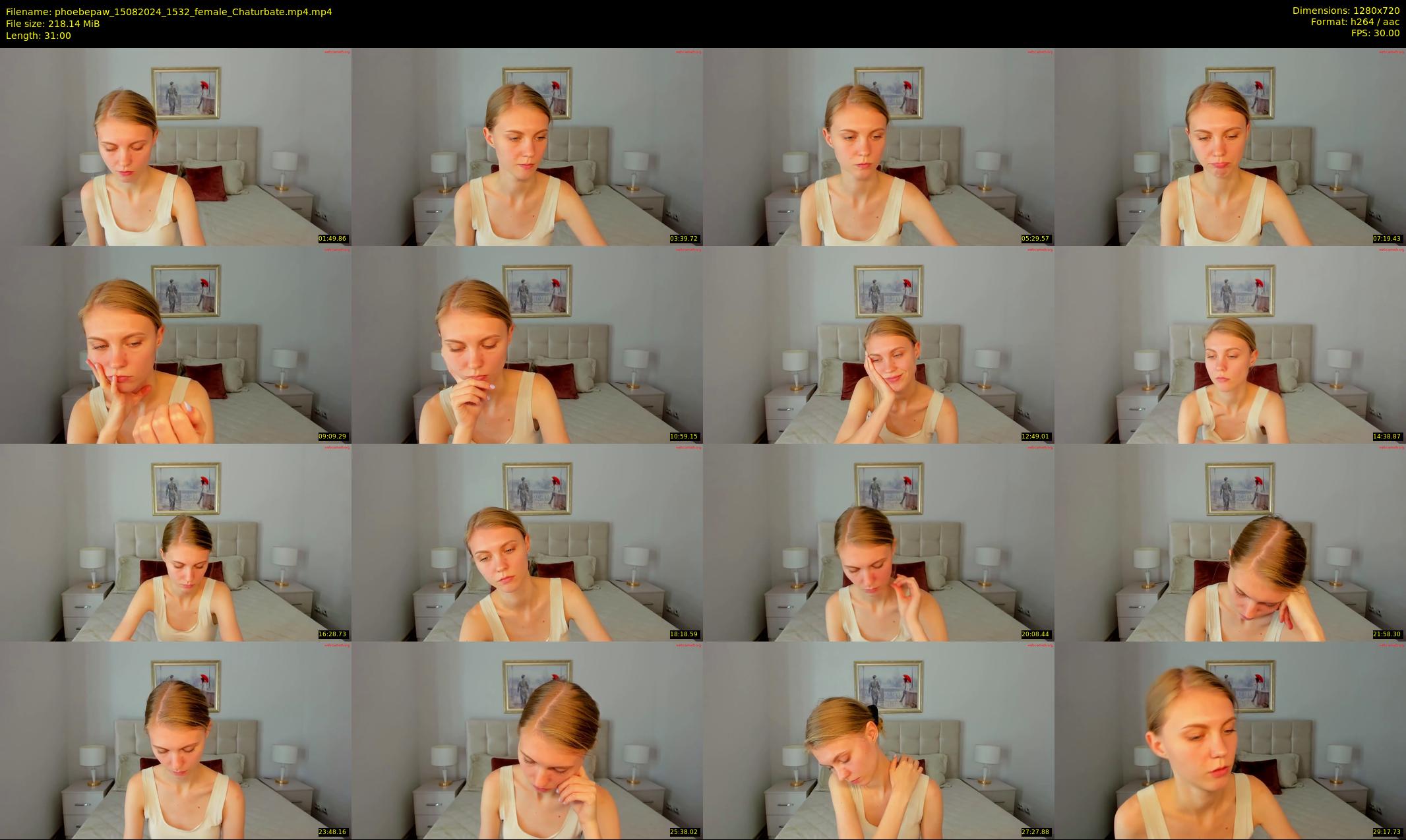 phoebepaw — 31 minute Chaturbate female cam show recording, 720p, Aug 15, 2024