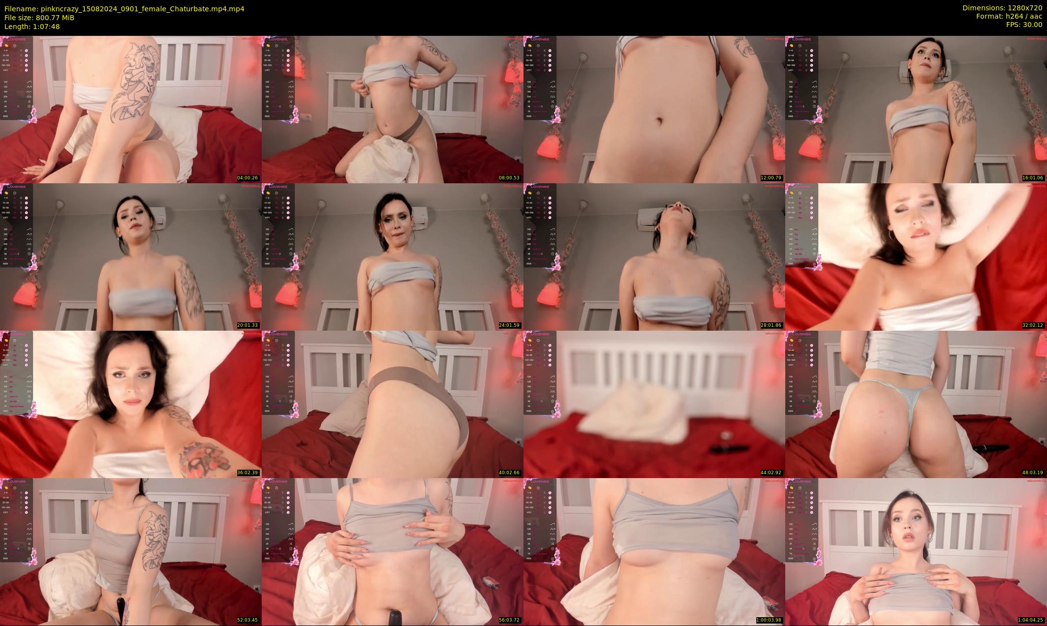pinkncrazy — 68 minute Chaturbate female cam show recording, 720p, Aug 15, 2024