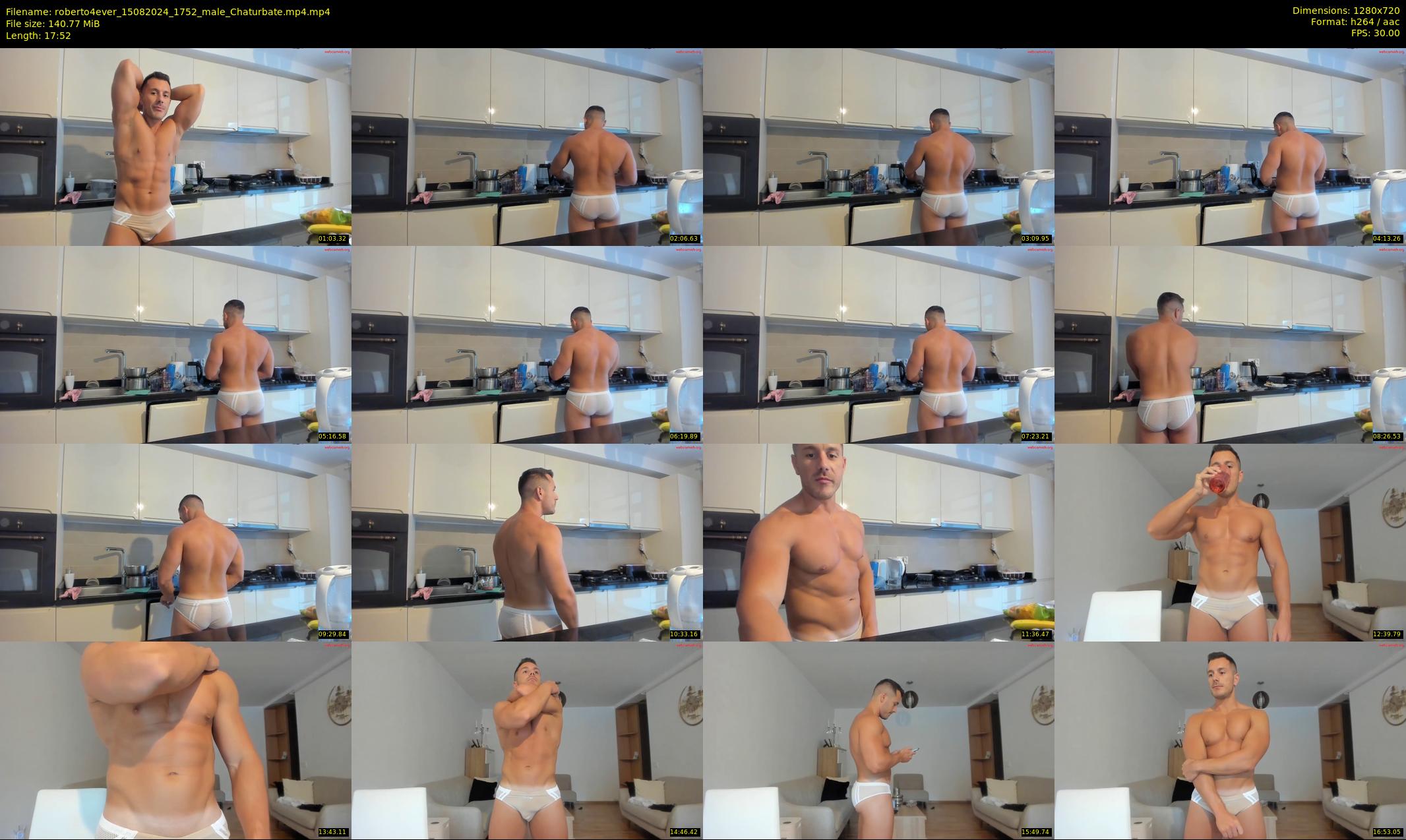 roberto4ever — 18 minute Chaturbate male cam show recording, 720p, Aug 15, 2024