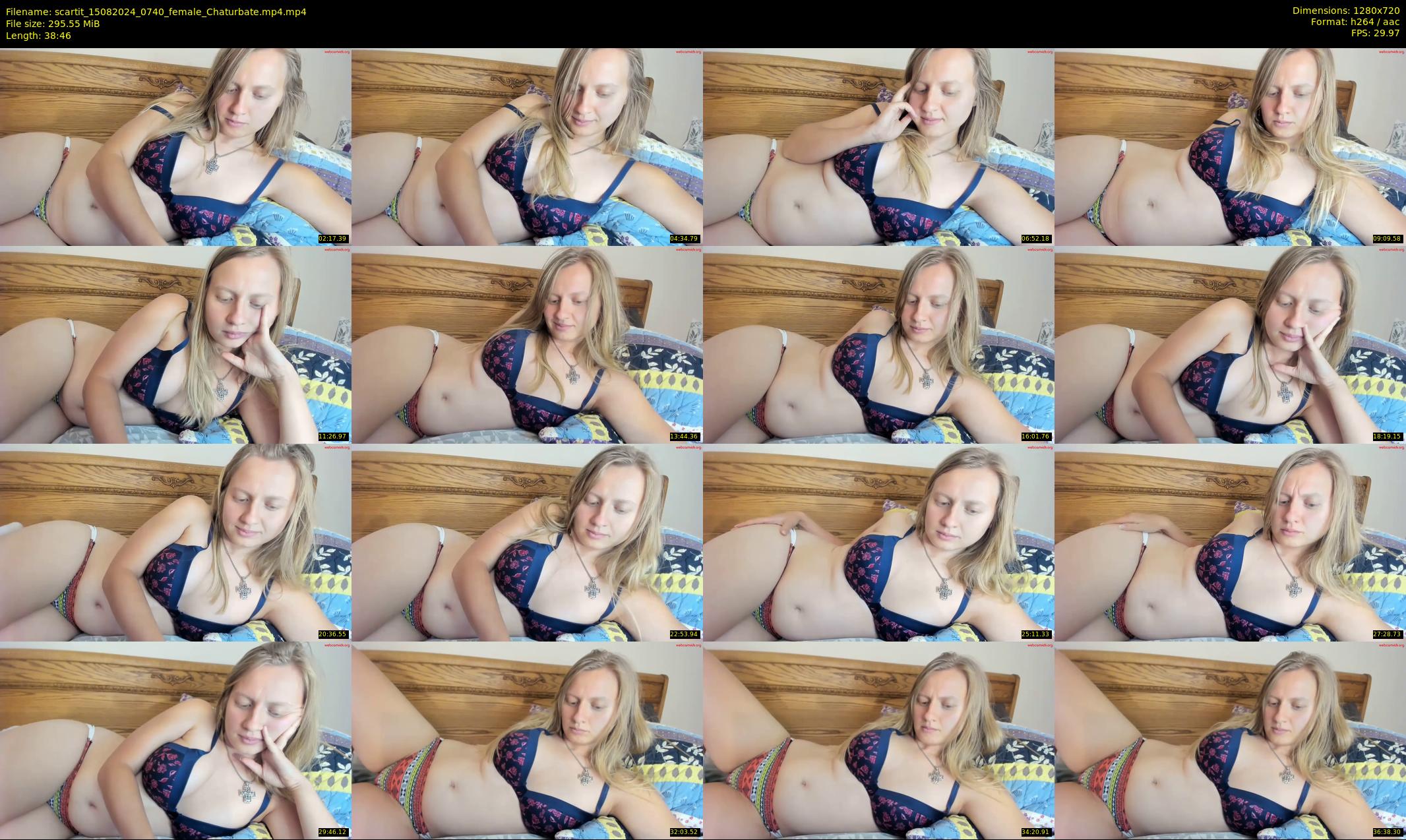 scartit — 39 minute Chaturbate female cam show recording, 720p, Aug 15, 2024
