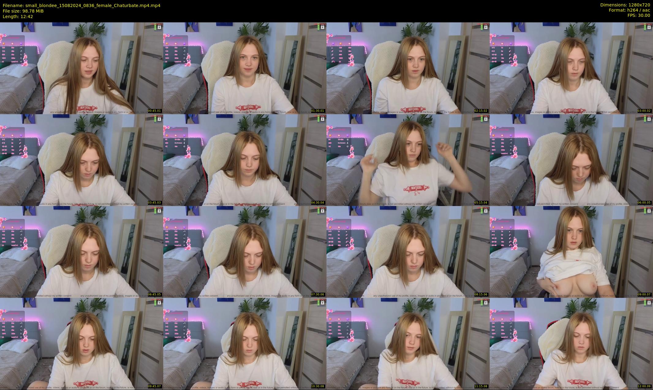 small_blondee — 13 minute Chaturbate female cam show recording, 720p, Aug 15, 2024