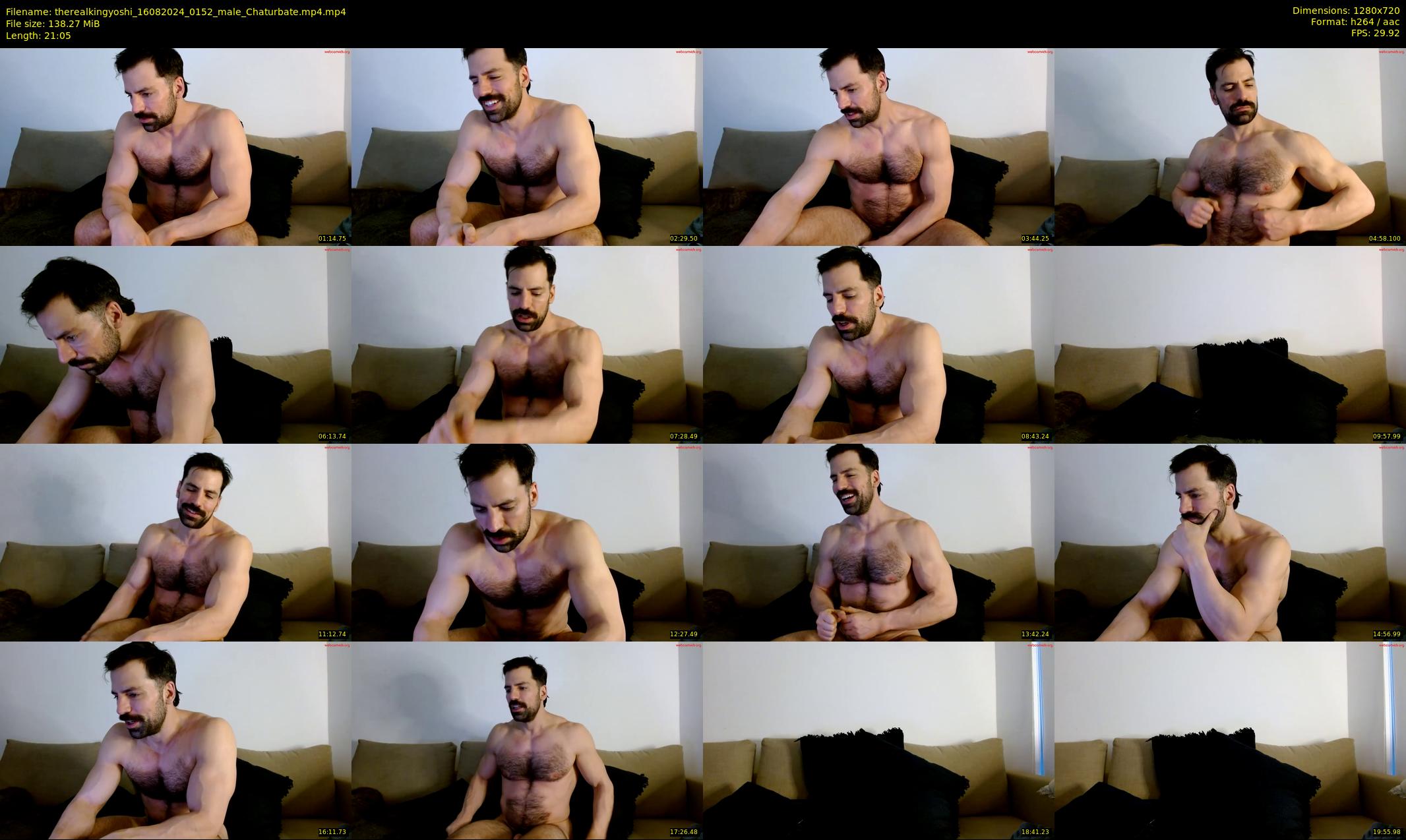 therealkingyoshi — 22 minute Chaturbate male cam show recording, 720p, Aug 16, 2024