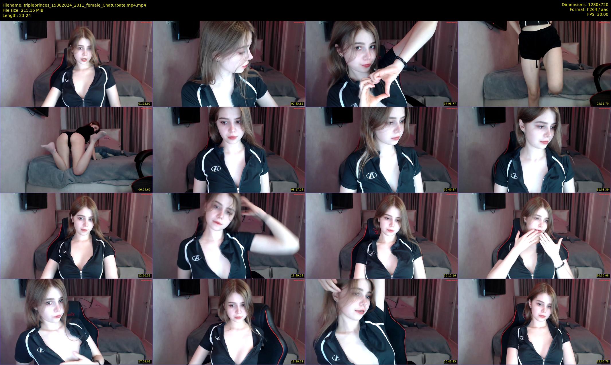 tripleprinces — 24 minute Chaturbate female cam show recording, 720p, Aug 15, 2024
