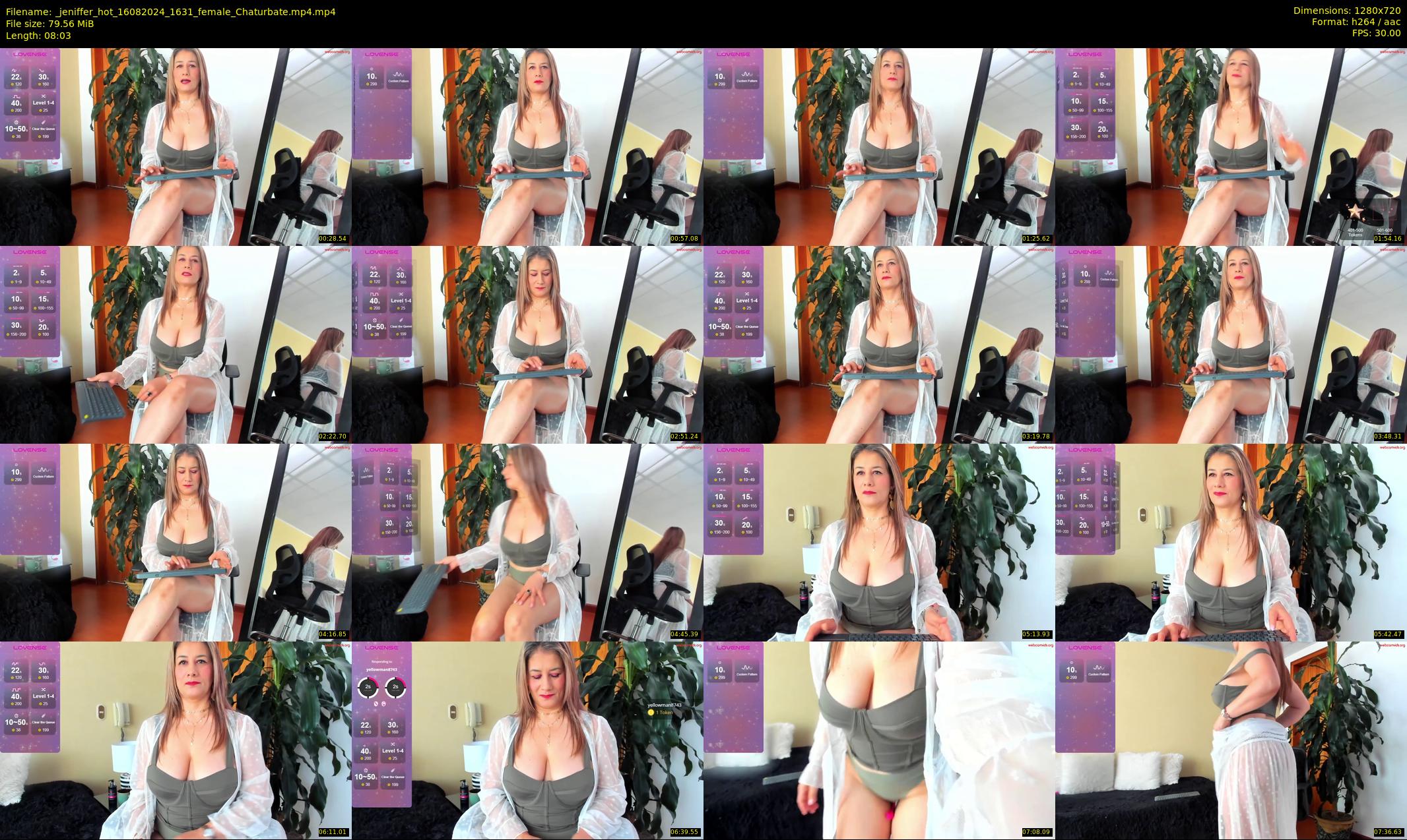 _jeniffer_hot — 9 minute Chaturbate female cam show recording, 720p, Aug 16, 2024