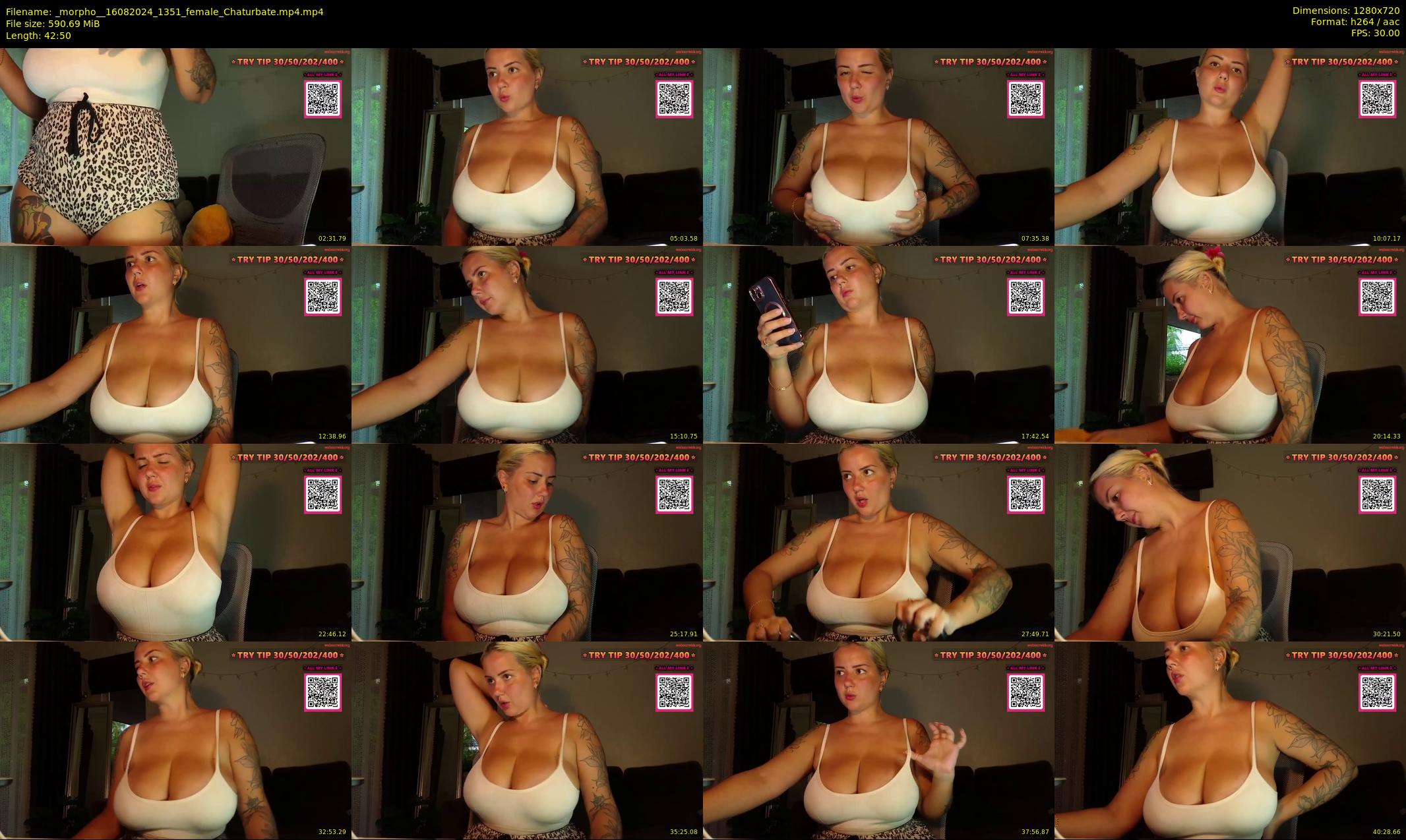 _morpho_ — 43 minute Chaturbate female cam show recording, 720p, Aug 16, 2024