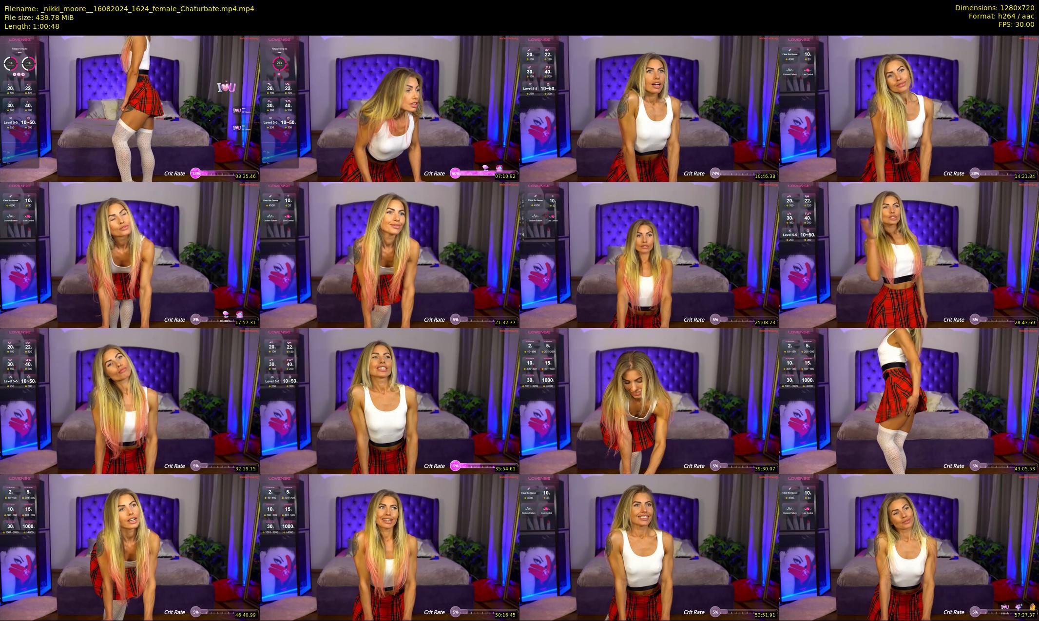 _nikki_moore_ — 61 minute Chaturbate female cam show recording, 720p, Aug 16, 2024
