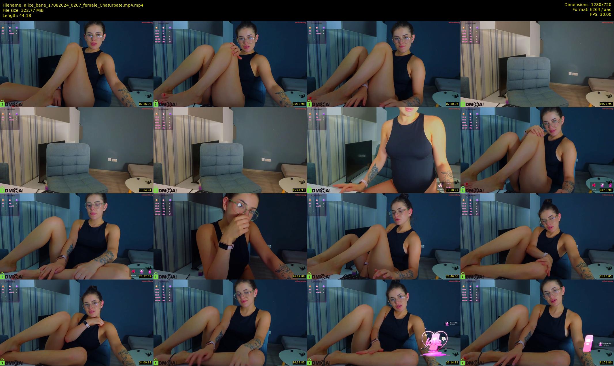 alice_bane — 45 minute Chaturbate female cam show recording, 720p, Aug 17, 2024