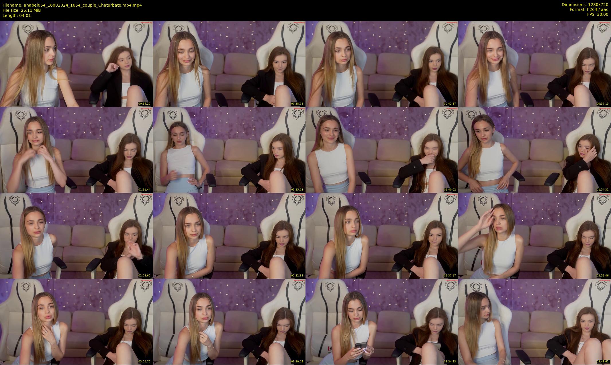 anabel054 — 5 minute Chaturbate female cam show recording, 720p, Aug 16, 2024