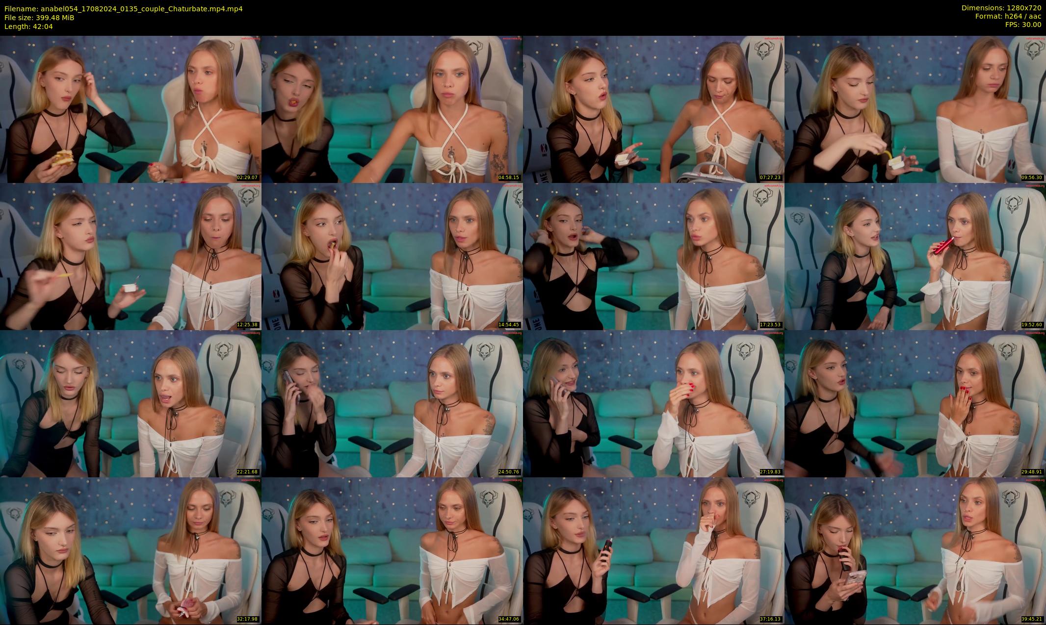 anabel054 — 43 minute Chaturbate female cam show recording, 720p, Aug 17, 2024