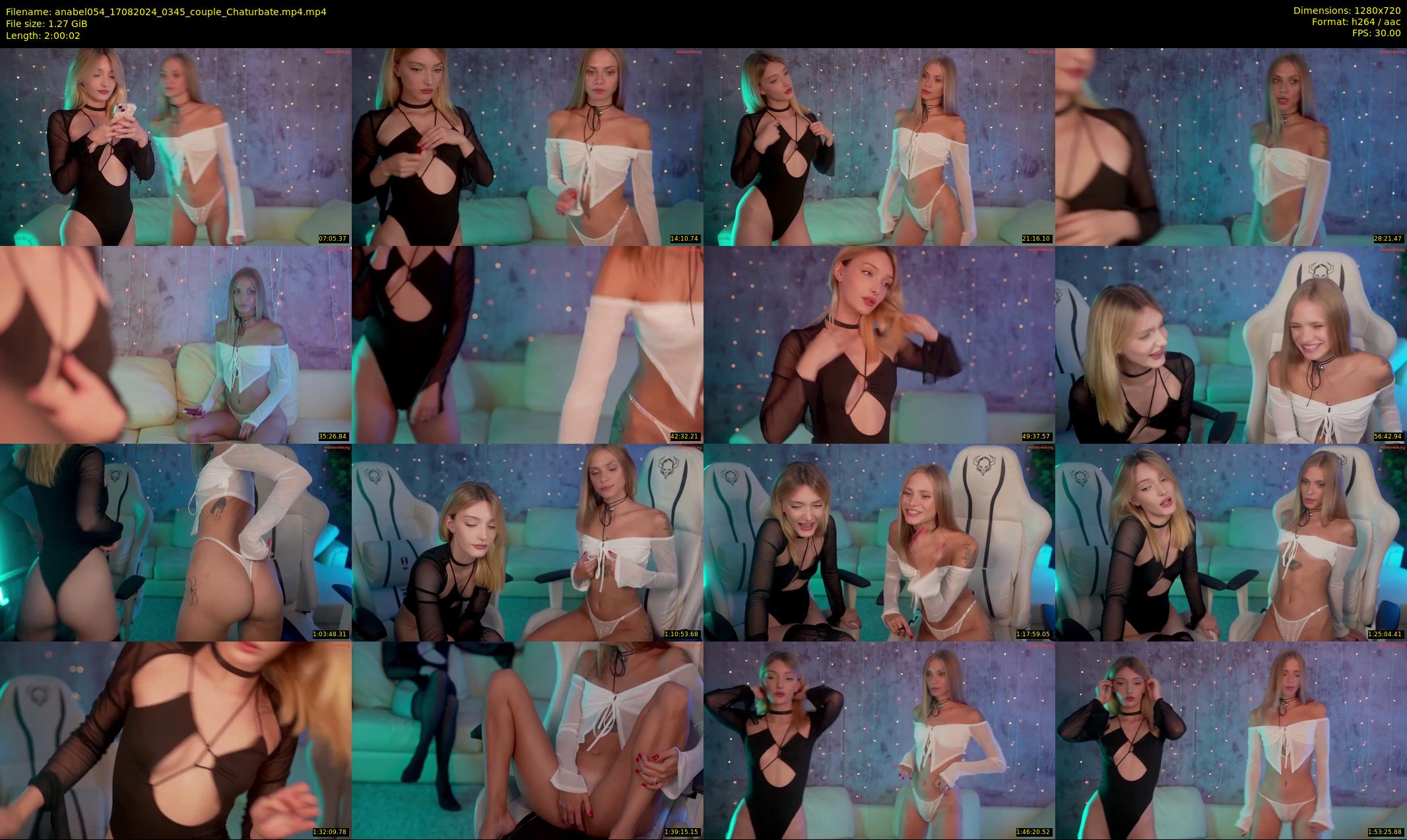 anabel054 — 121 minute Chaturbate female cam show recording, 720p, Aug 17, 2024