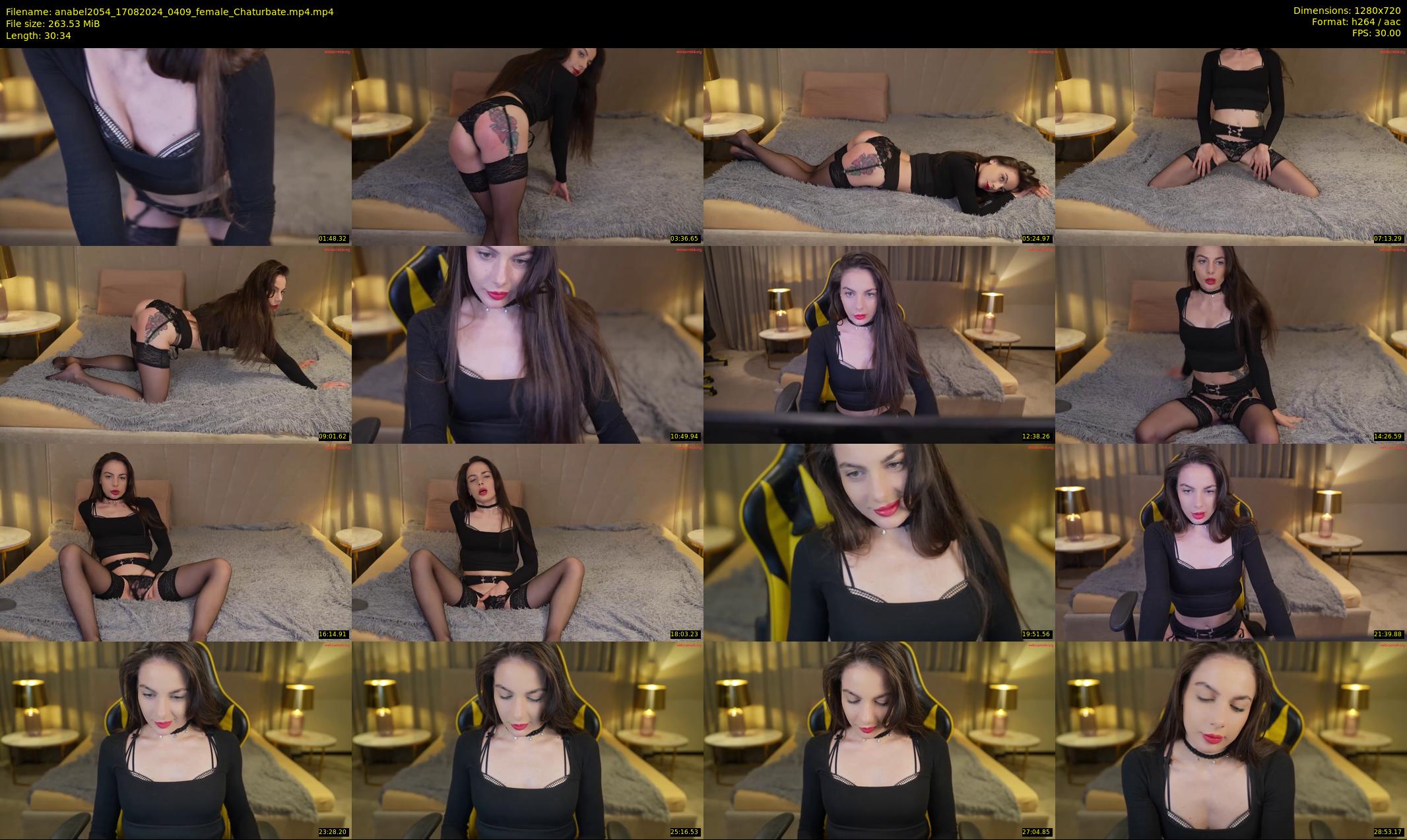 anabel2054 — 31 minute Chaturbate female cam show recording, 720p, Aug 17, 2024