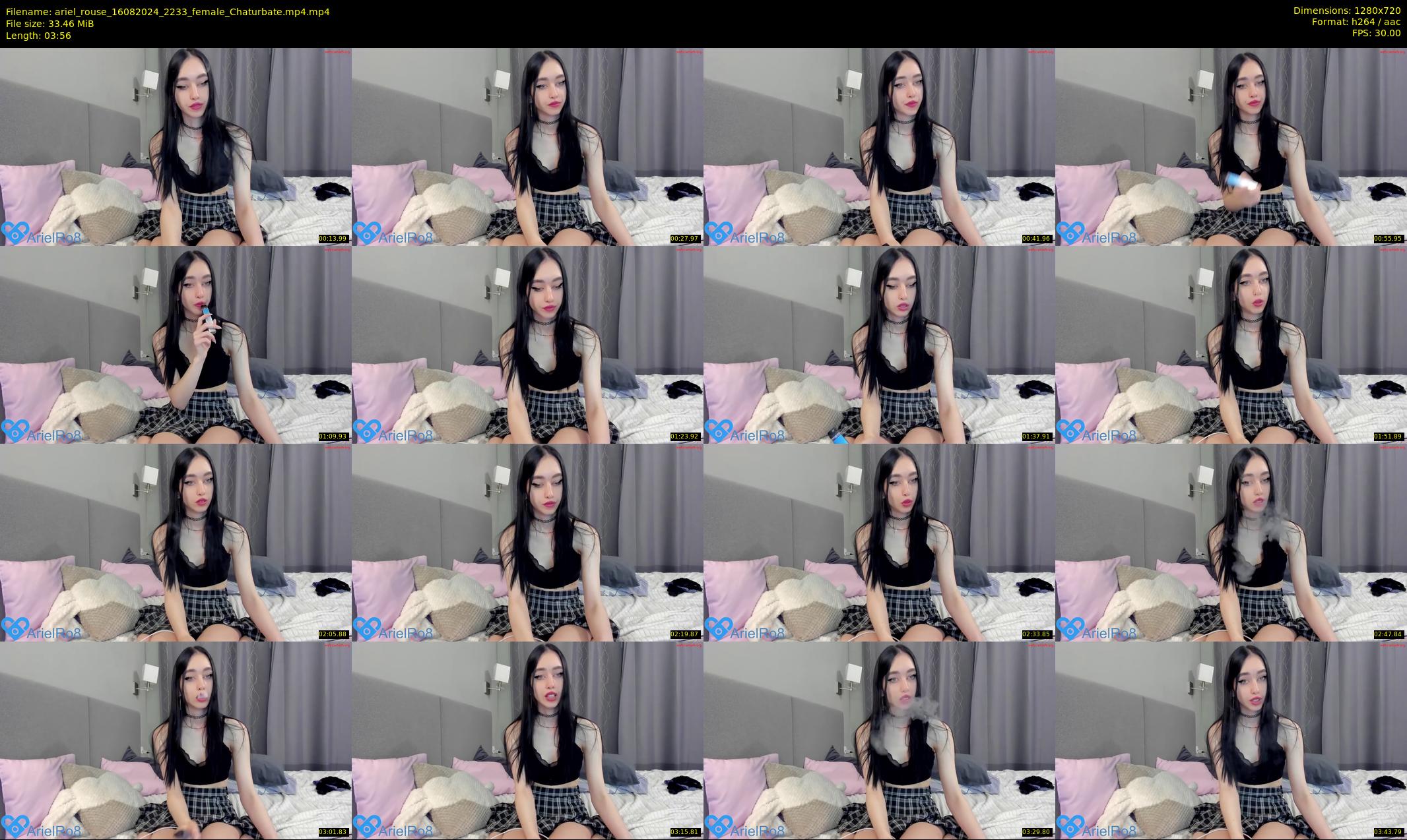 ariel_rouse — 4 minute Chaturbate female cam show recording, 720p, Aug 16, 2024