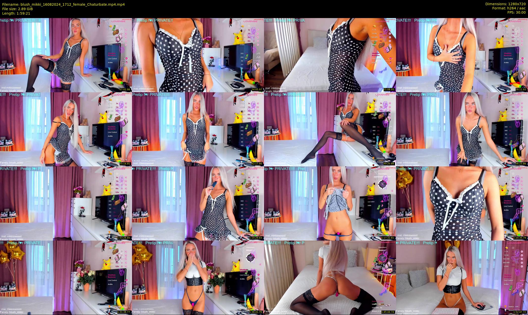 blush_mikki — 120 minute Chaturbate female cam show recording, 720p, Aug 16, 2024