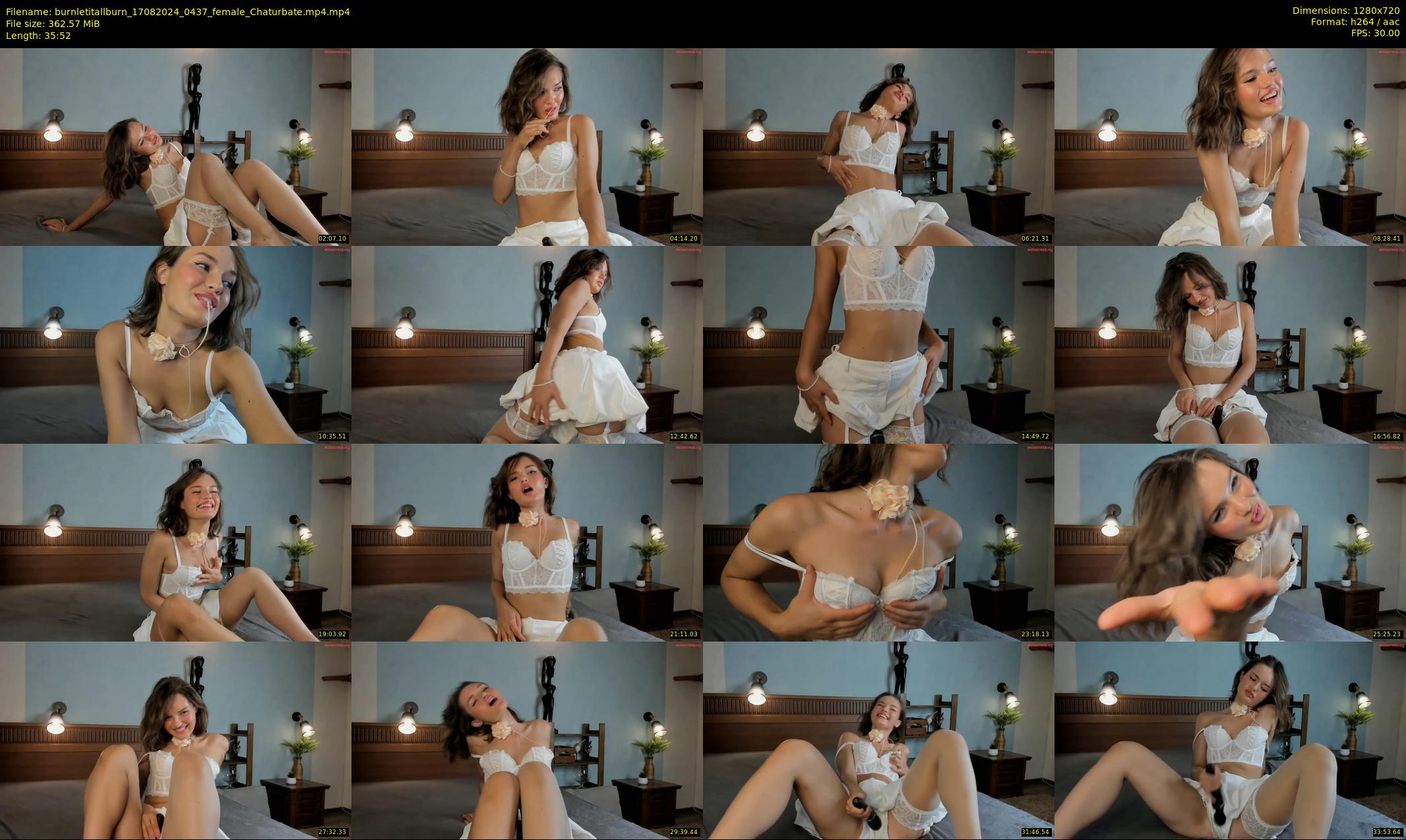burnletitallburn — 36 minute Chaturbate female cam show recording, 720p, Aug 17, 2024