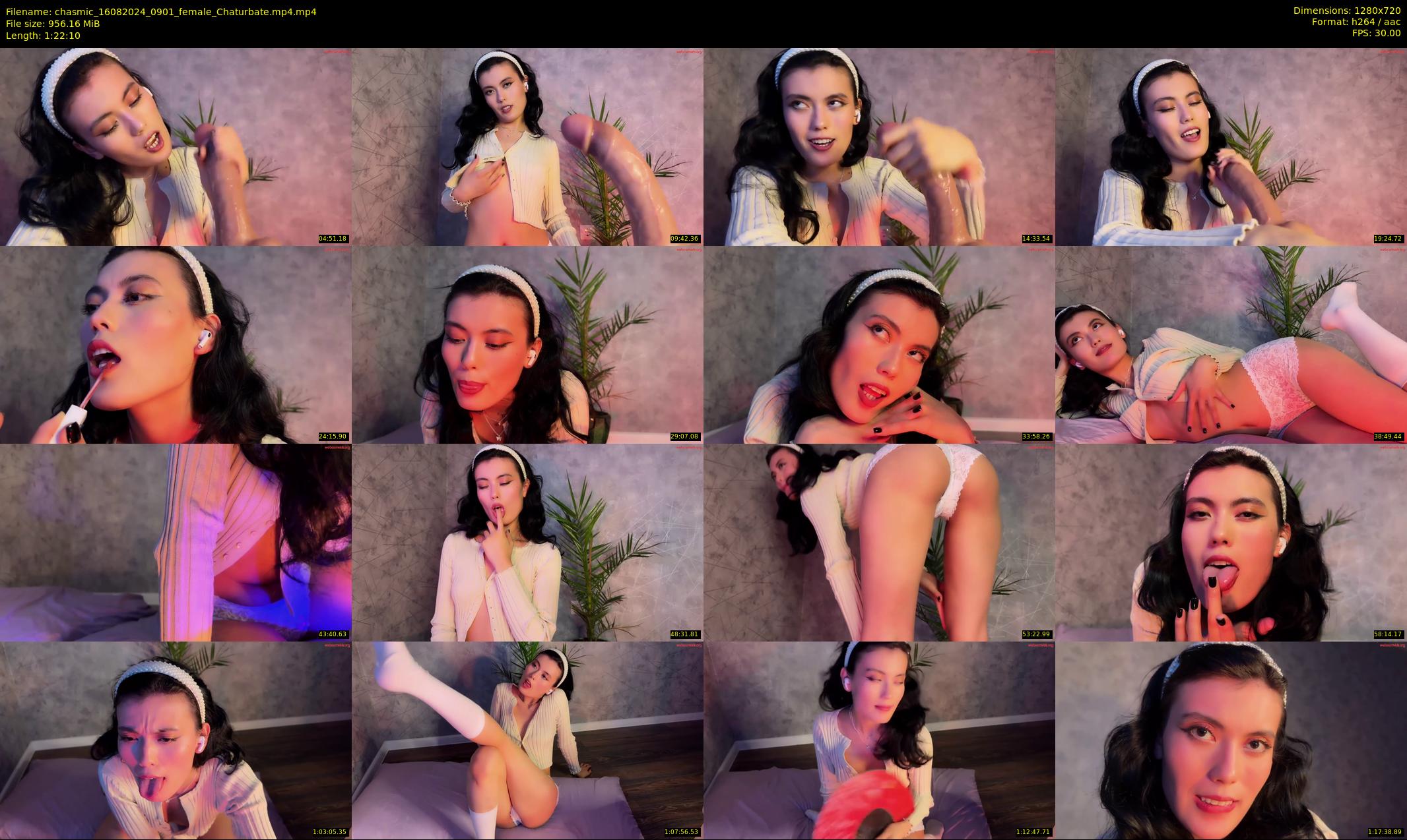 chasmic — 83 minute Chaturbate female cam show recording, 720p, Aug 16, 2024