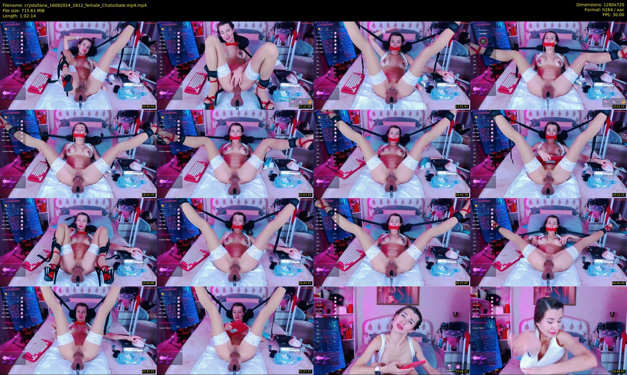 crystallana — 63 minute Chaturbate female cam show recording, 720p, Aug 16, 2024