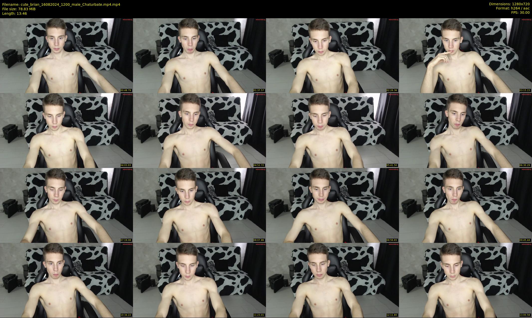 cute_brian — 14 minute Chaturbate male cam show recording, 720p, Aug 16, 2024