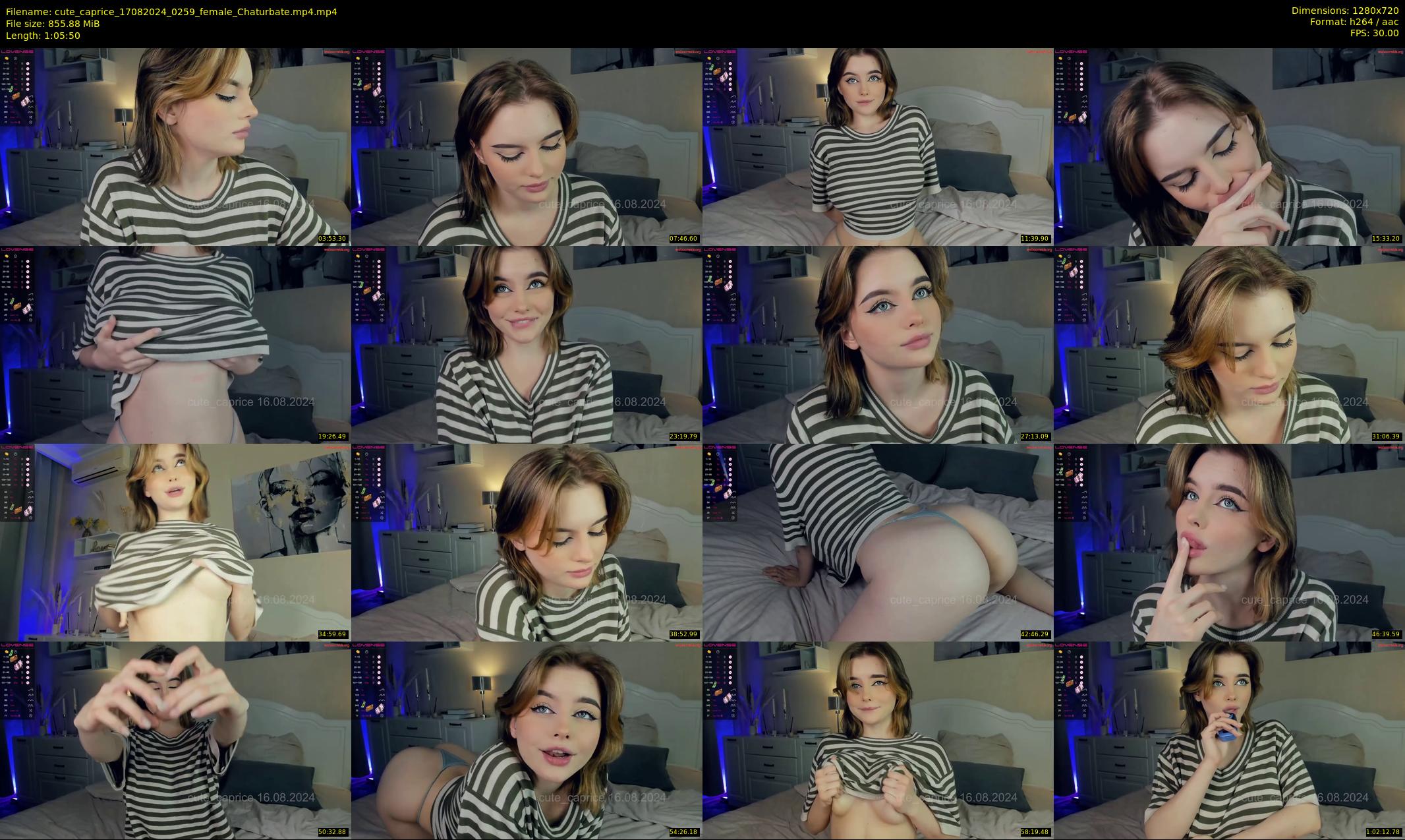 cute_caprice — 66 minute Chaturbate female cam show recording, 720p, Aug 17, 2024