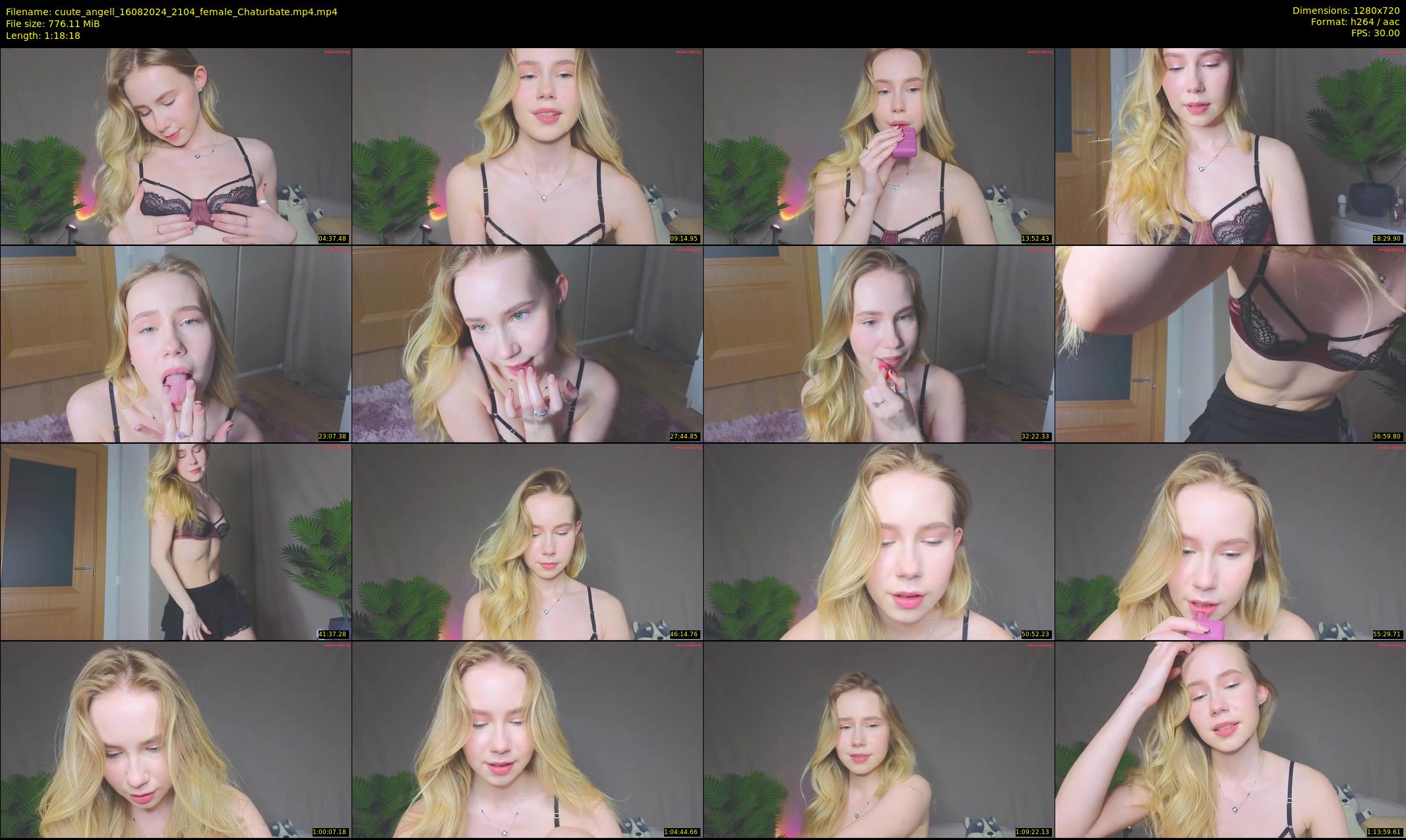 cuute_angell — 79 minute Chaturbate female cam show recording, 720p, Aug 16, 2024