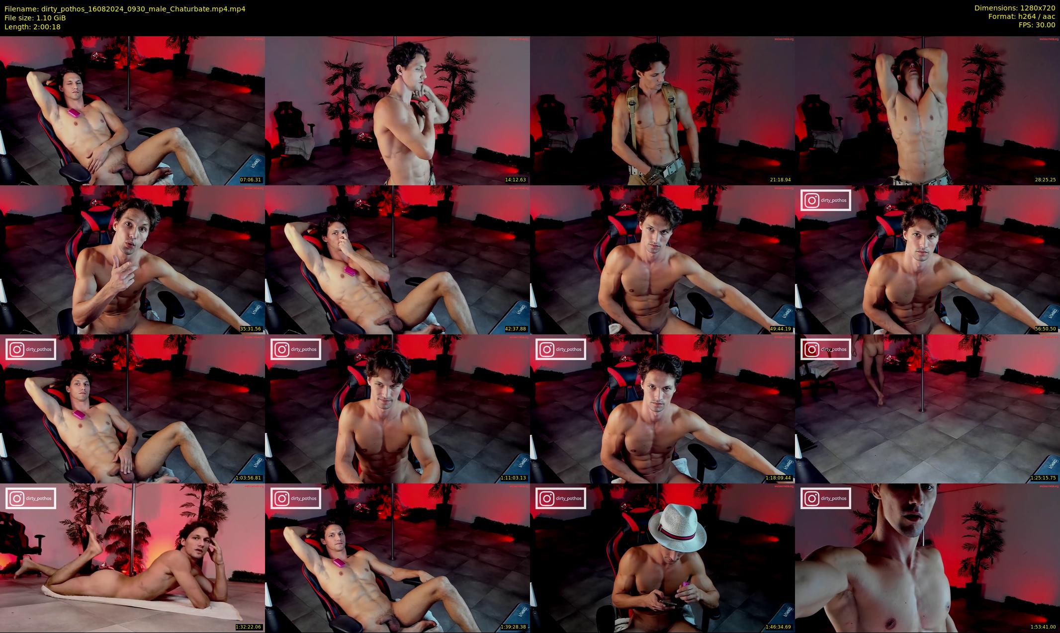 dirty_pothos — 121 minute Chaturbate male cam show recording, 720p, Aug 16, 2024