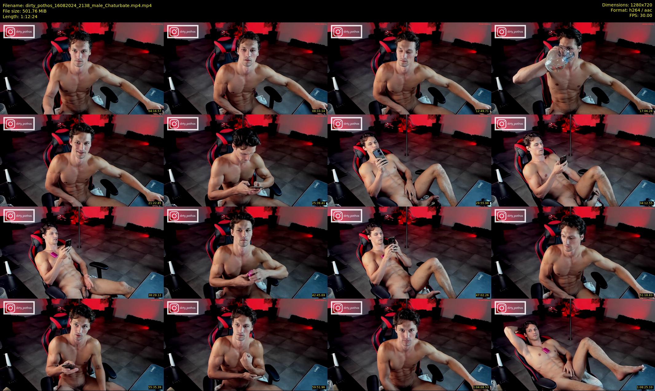 dirty_pothos — 73 minute Chaturbate male cam show recording, 720p, Aug 16, 2024