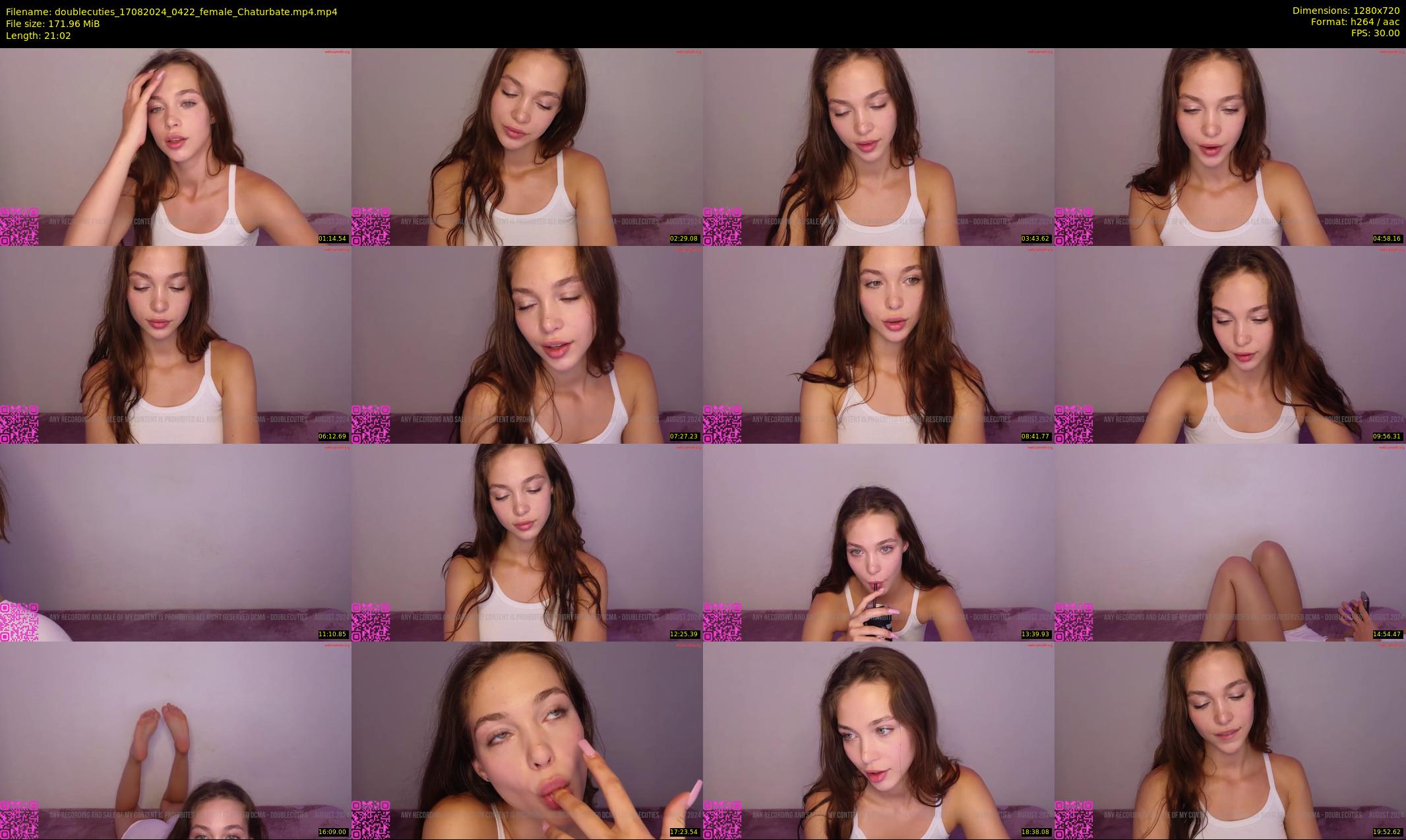 doublecuties — 22 minute Chaturbate couple cam show recording, 720p, Aug 17, 2024