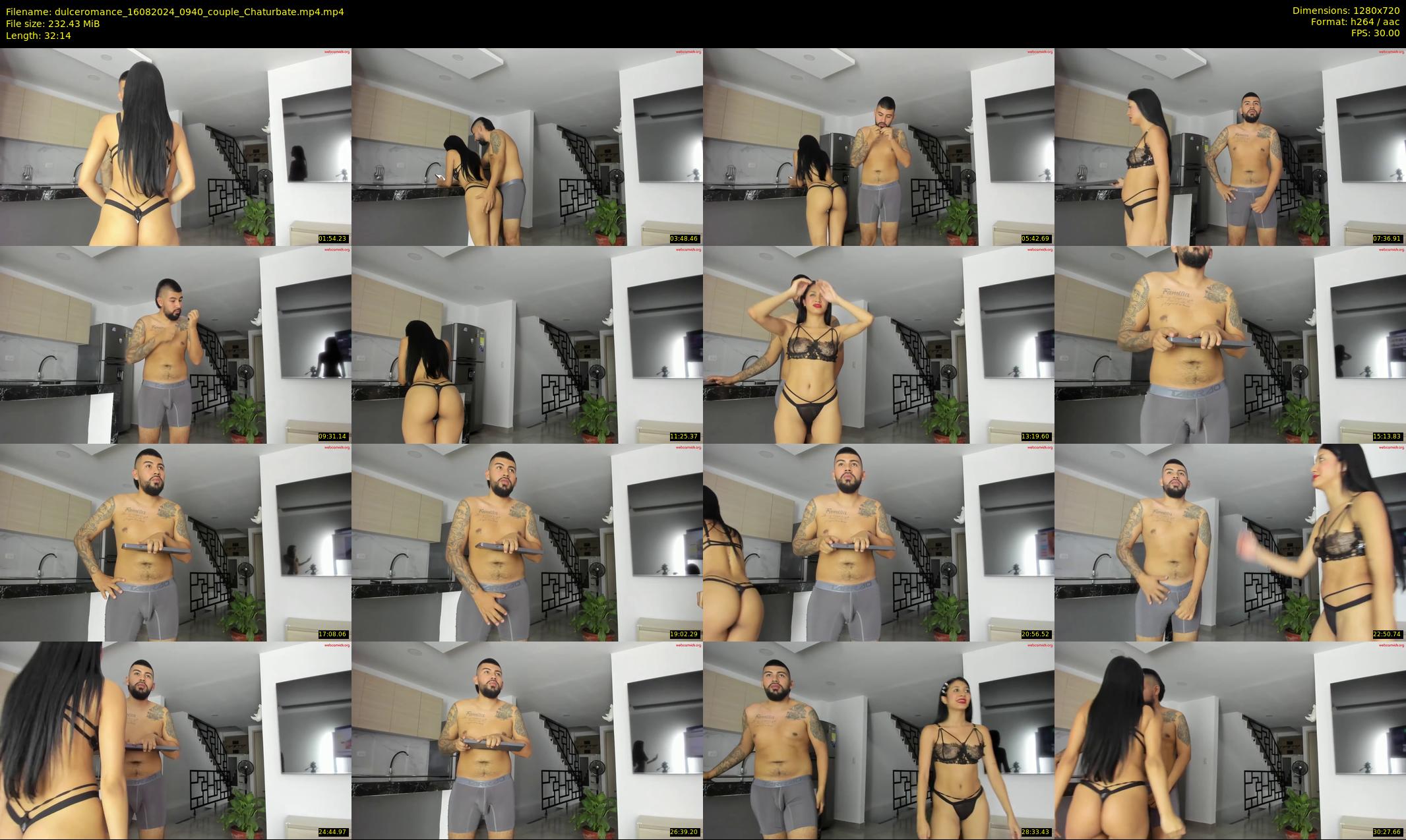 dulceromance — 33 minute Chaturbate couple cam show recording, 720p, Aug 16, 2024