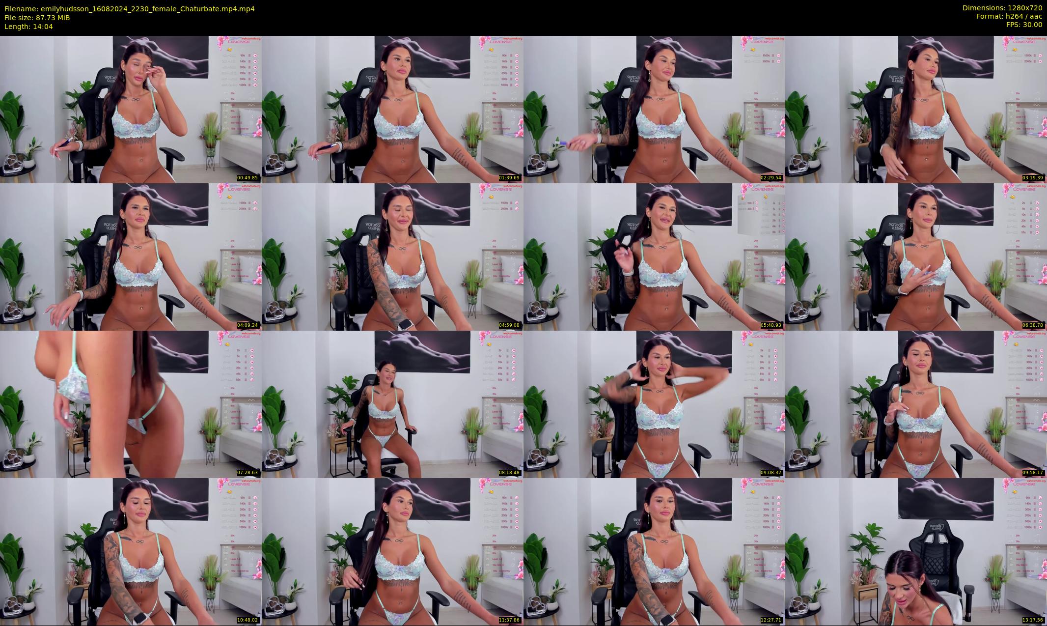 emilyhudsson — 15 minute Chaturbate female cam show recording, 720p, Aug 16, 2024