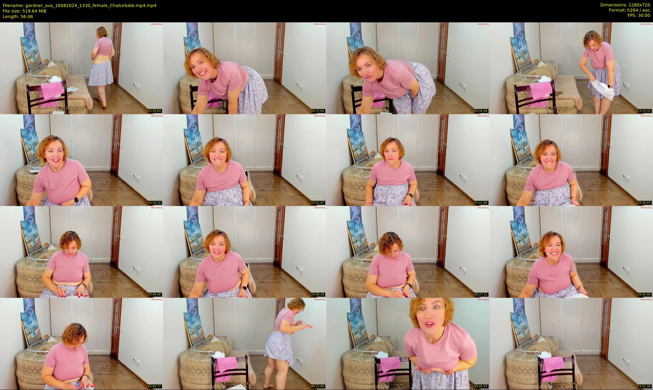 gardner_ava — 57 minute Chaturbate female cam show recording, 720p, Aug 16, 2024