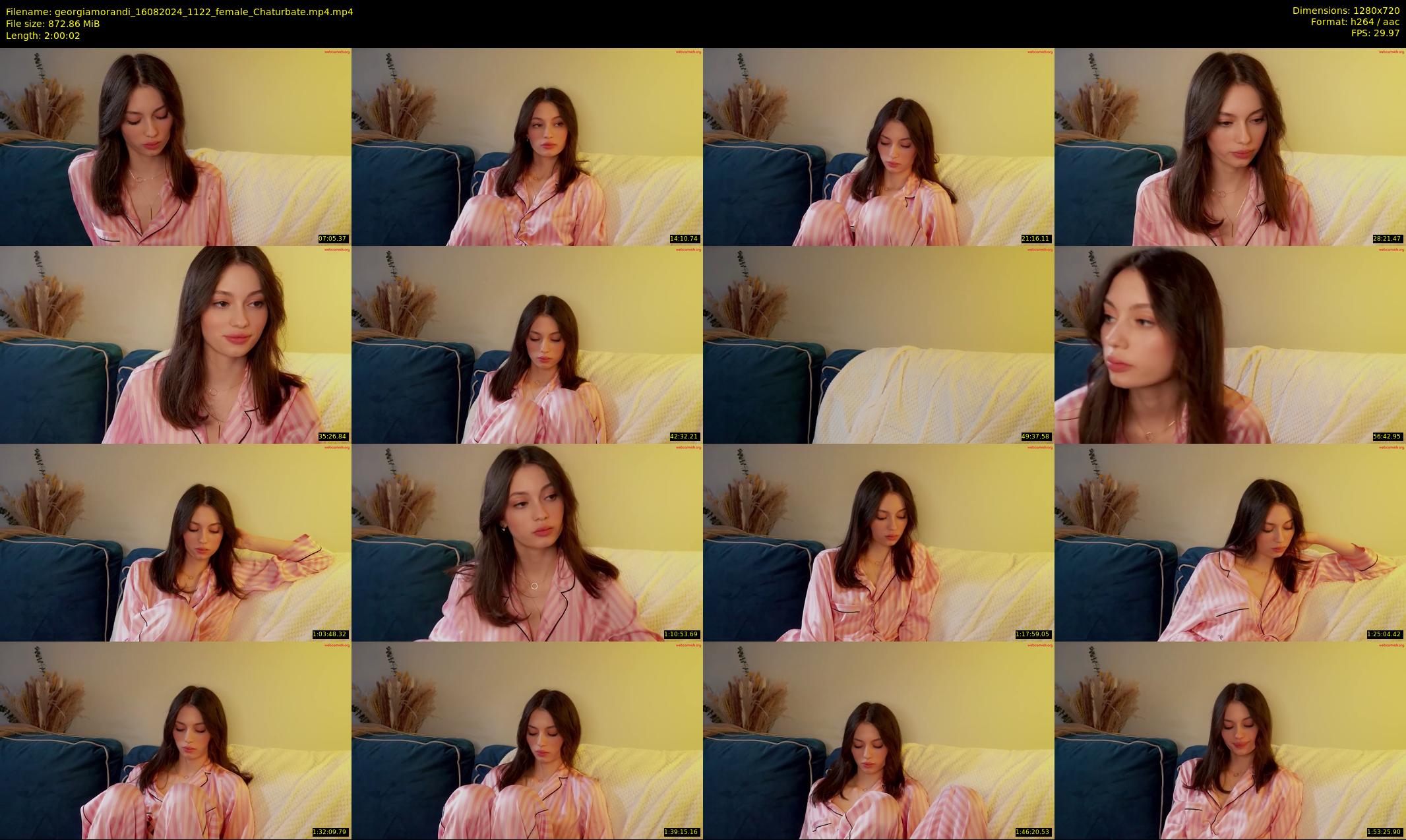 georgiamorandi — 121 minute Chaturbate female cam show recording, 720p, Aug 16, 2024