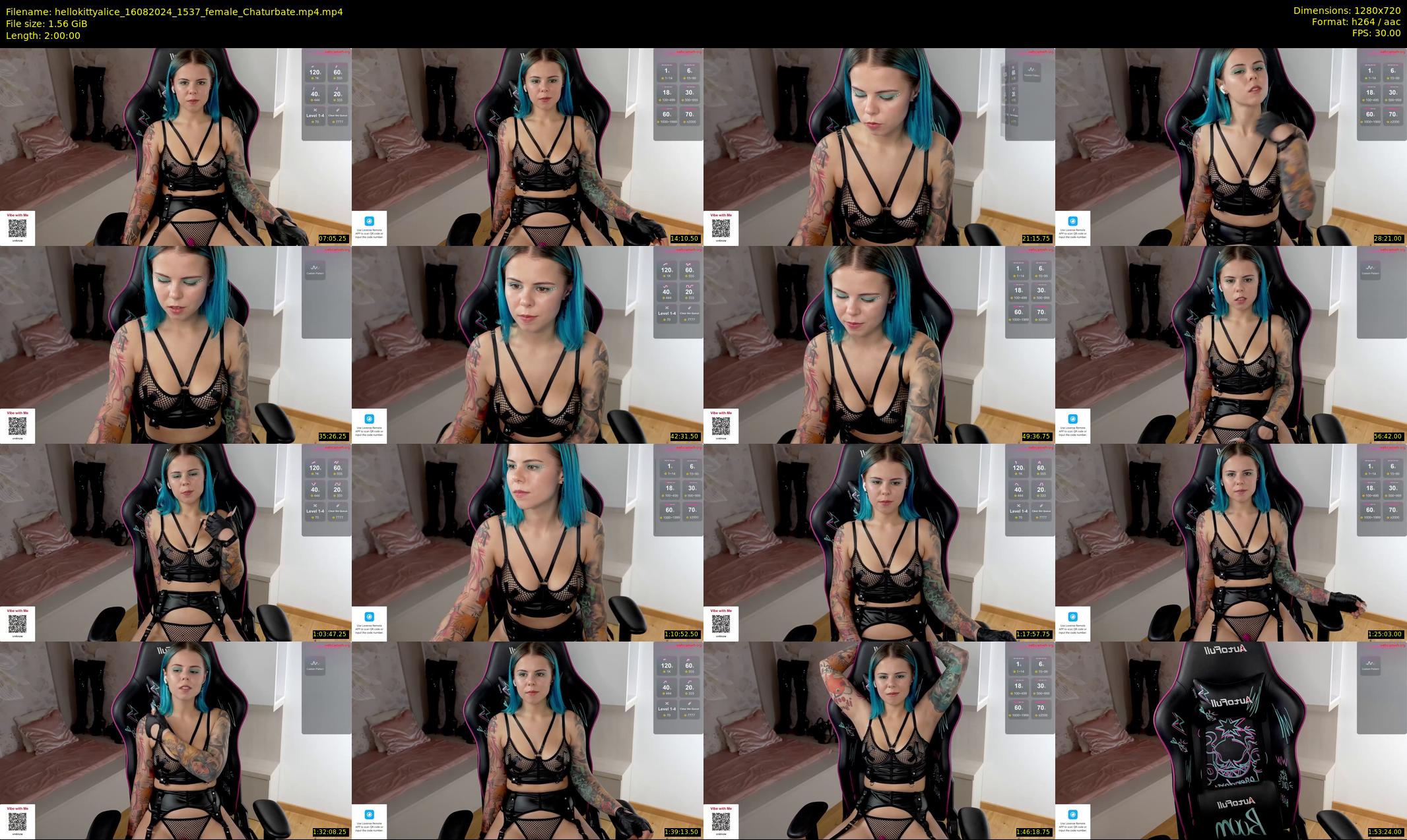 hellokittyalice — 120 minute Chaturbate female cam show recording, 720p, Aug 16, 2024
