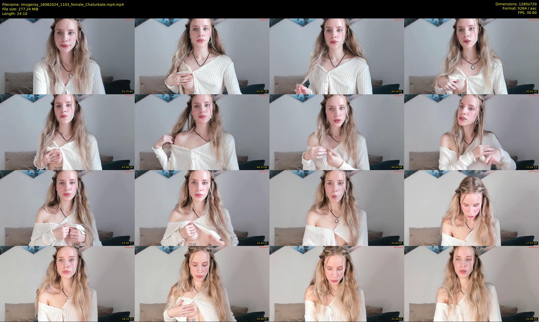imogensy — 25 minute Chaturbate female cam show recording, 720p, Aug 16, 2024