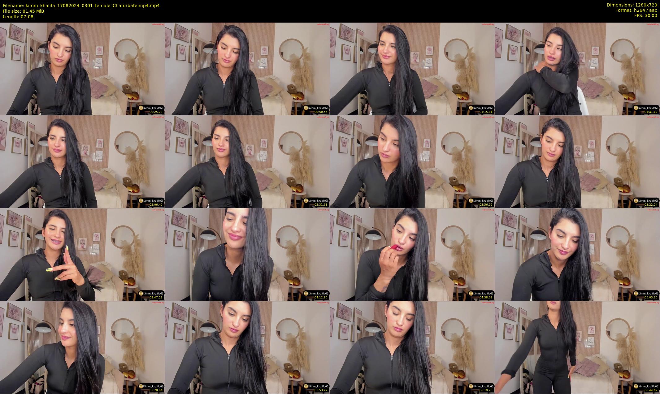 kimm_khalifa — 8 minute Chaturbate female cam show recording, 720p, Aug 17, 2024