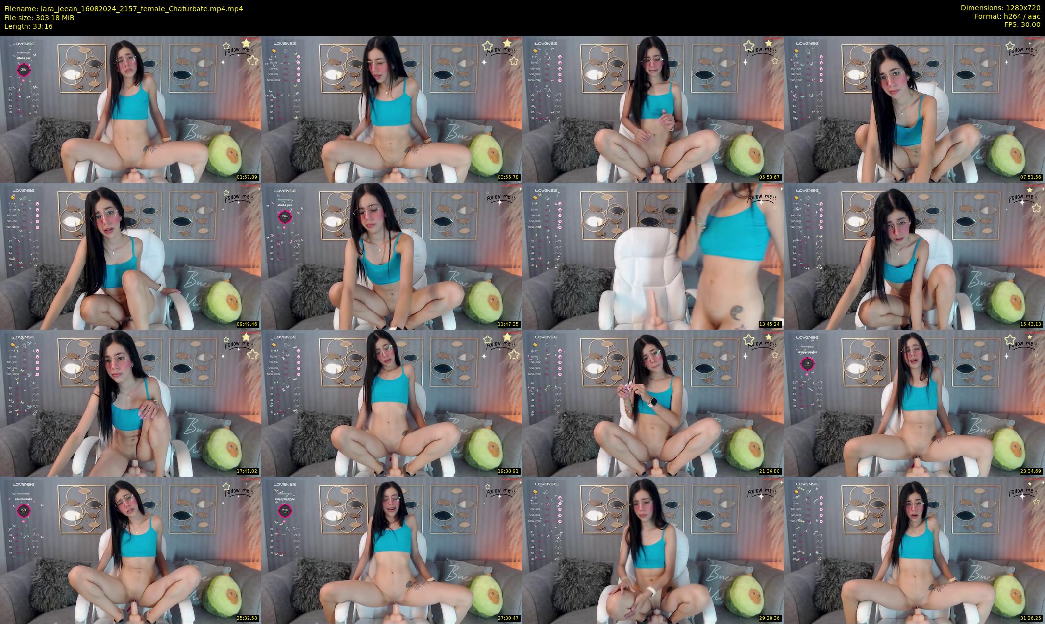 lara_jeean — 34 minute Chaturbate female cam show recording, 720p, Aug 16, 2024