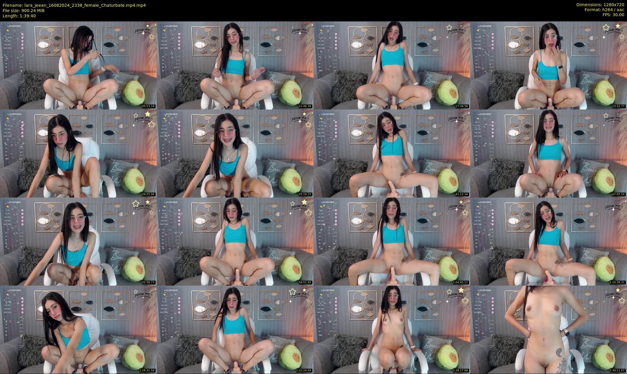 lara_jeean — 100 minute Chaturbate female cam show recording, 720p, Aug 16, 2024