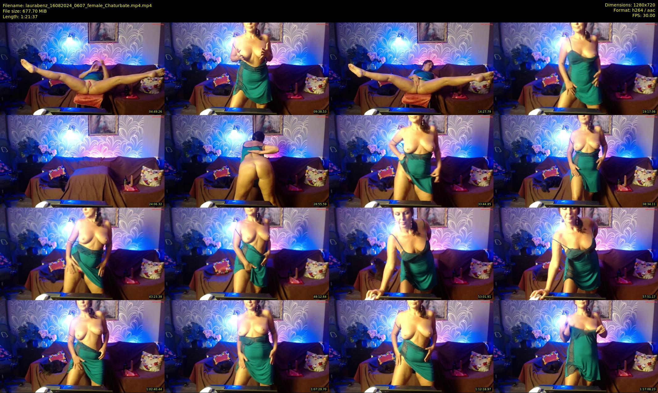 laurabenz — 82 minute Chaturbate female cam show recording, 720p, Aug 16, 2024