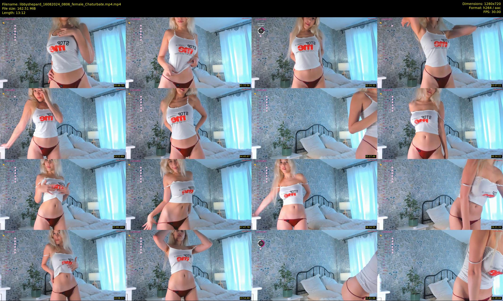 libbyshepard — 14 minute Chaturbate female cam show recording, 720p, Aug 16, 2024