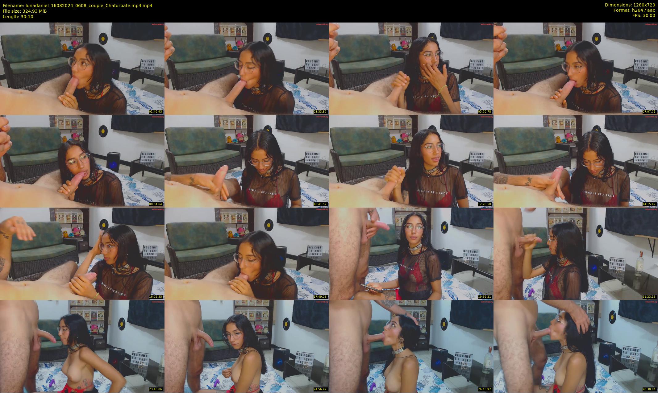 lunadaniel — 31 minute Chaturbate couple cam show recording, 720p, Aug 16, 2024