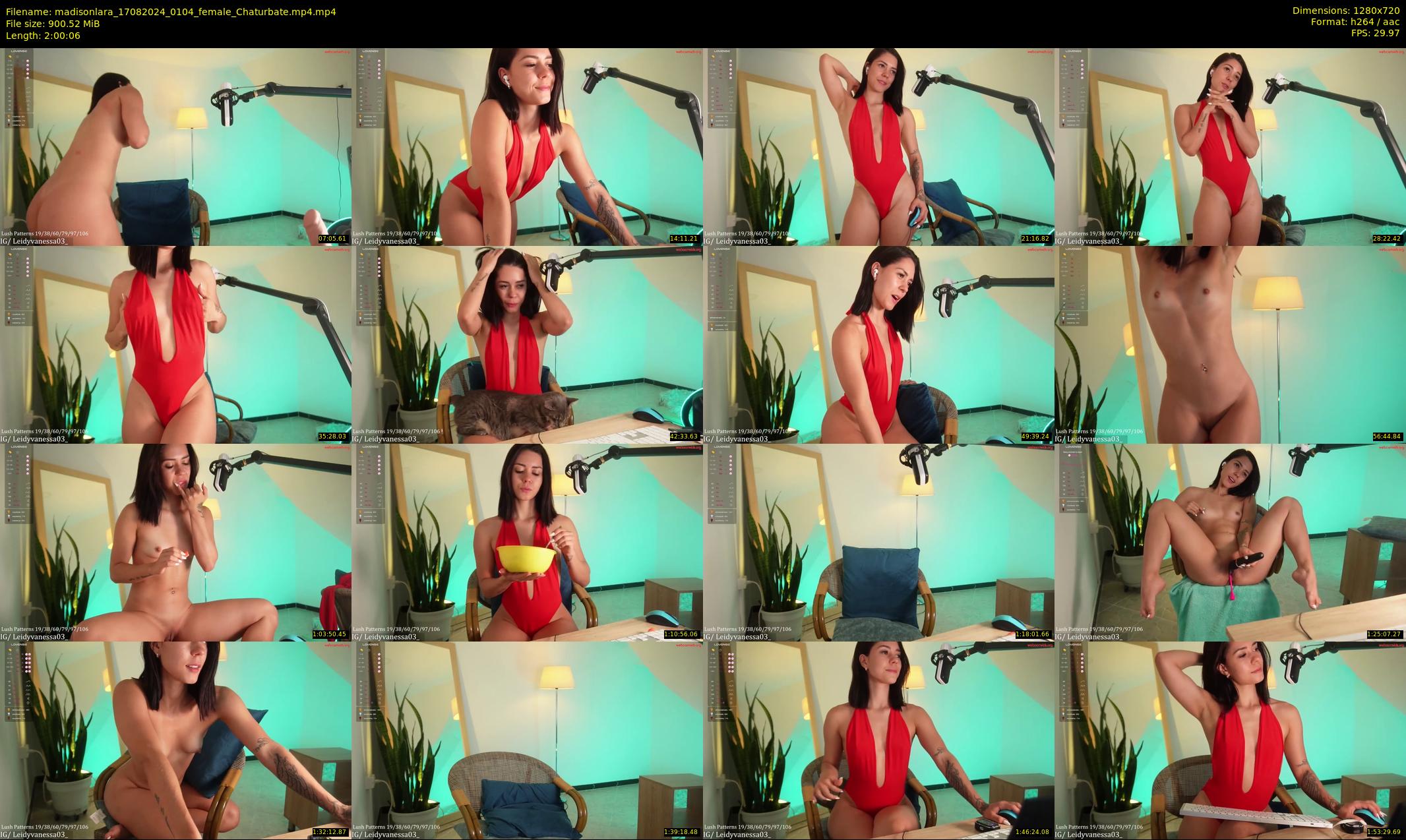 madisonlara — 121 minute Chaturbate female cam show recording, 720p, Aug 17, 2024